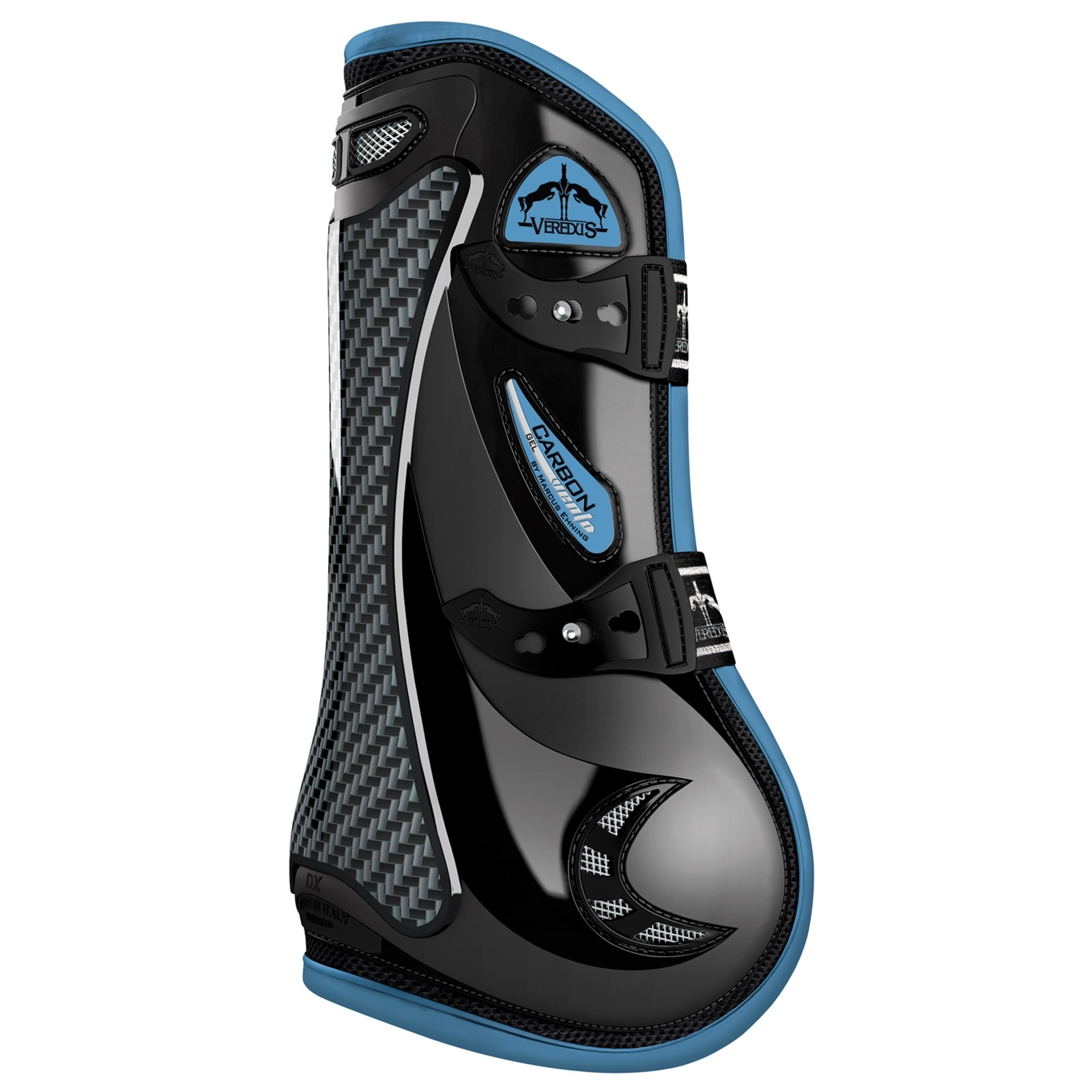 Black/Light Blue Veredus Carbon Gel Vento Farvet Gamache, forben