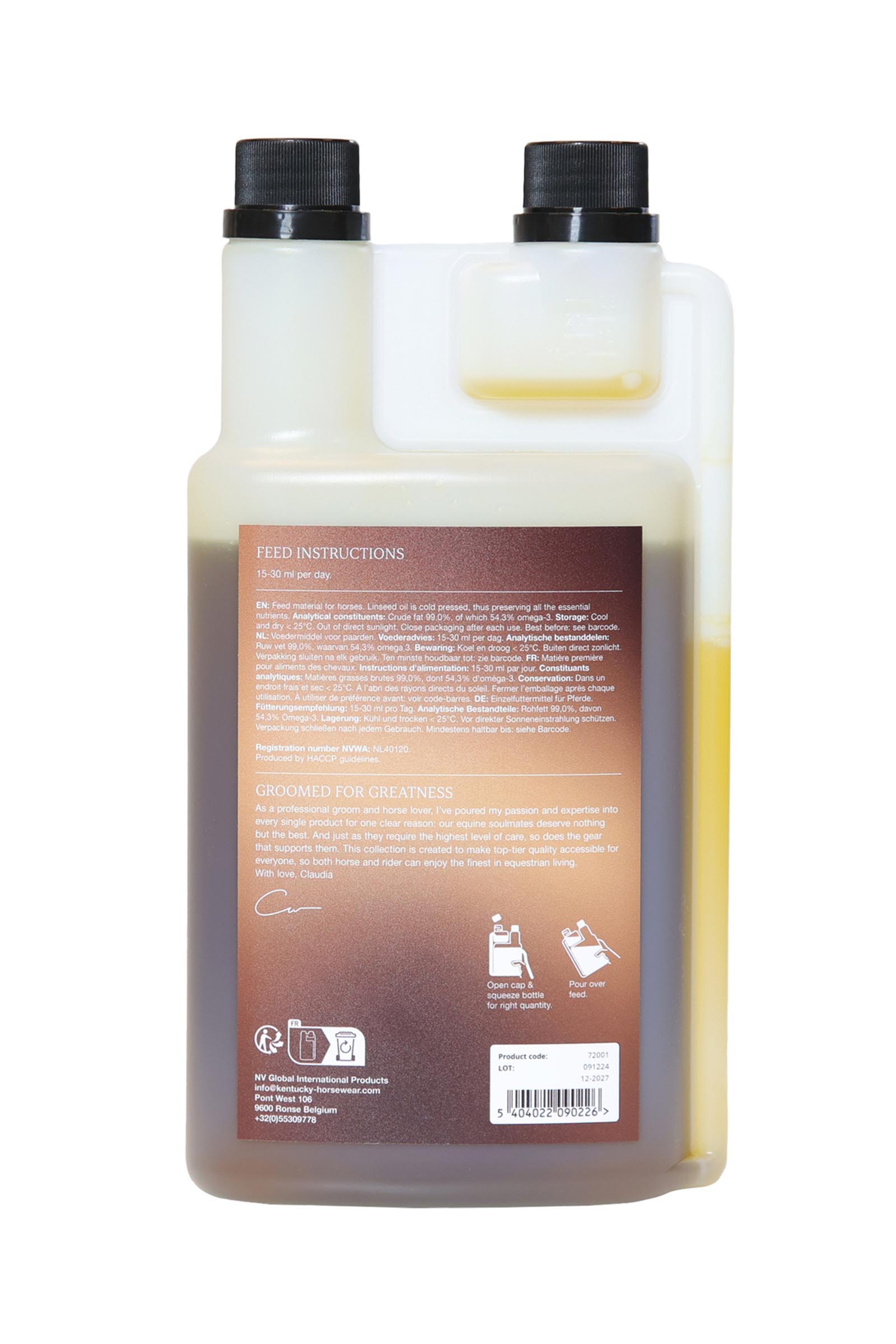 Grooming Deluxe H&oslash;rfr&oslash;olie, 1000 ml