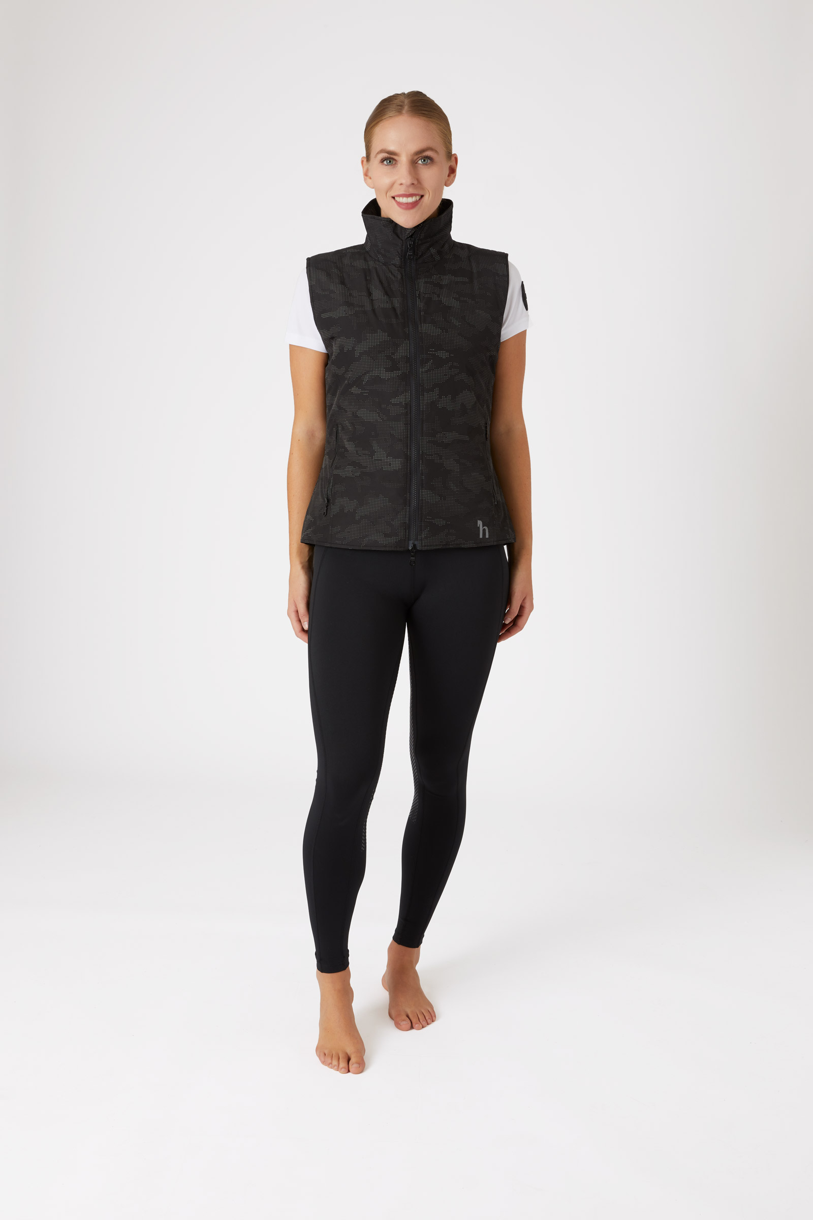 Horze Camo Luminox reflekterende damevest