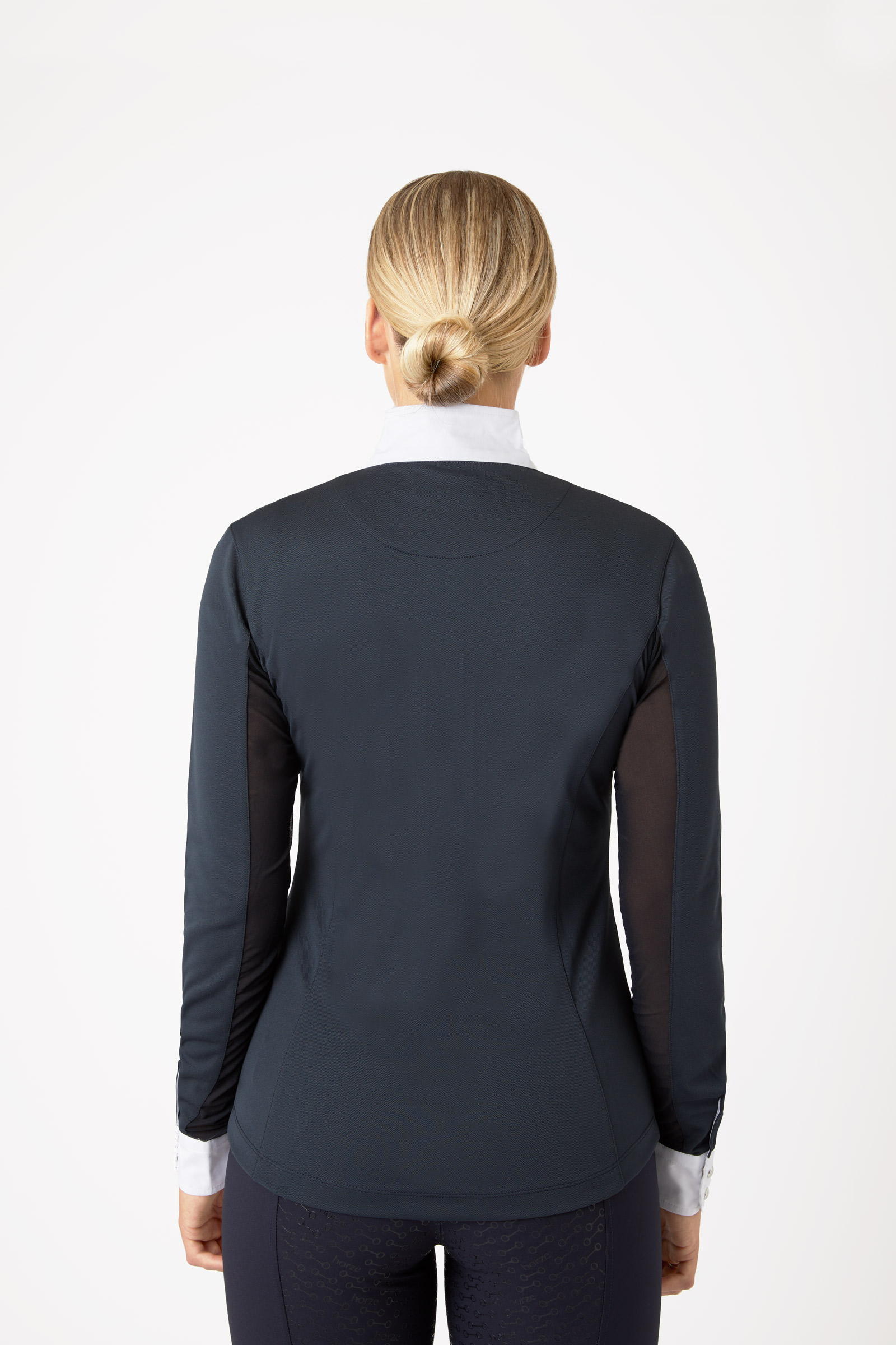 Horze Blaire dame lang&aelig;rmet funktionel st&aelig;vneskjorte