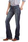 Ariat R.E.A.L. Mid Rise Stretch Entwined Dame bootcut jeans