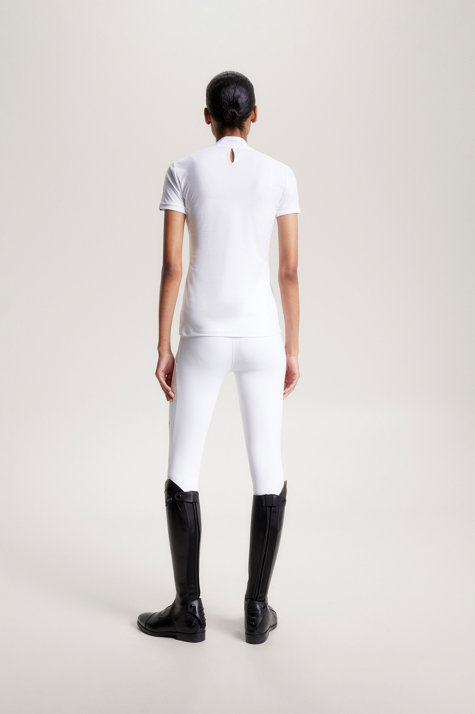 Tommy Hilfiger Equestrian Chelsea kølende polo t-shirt med korte ærmer og logo