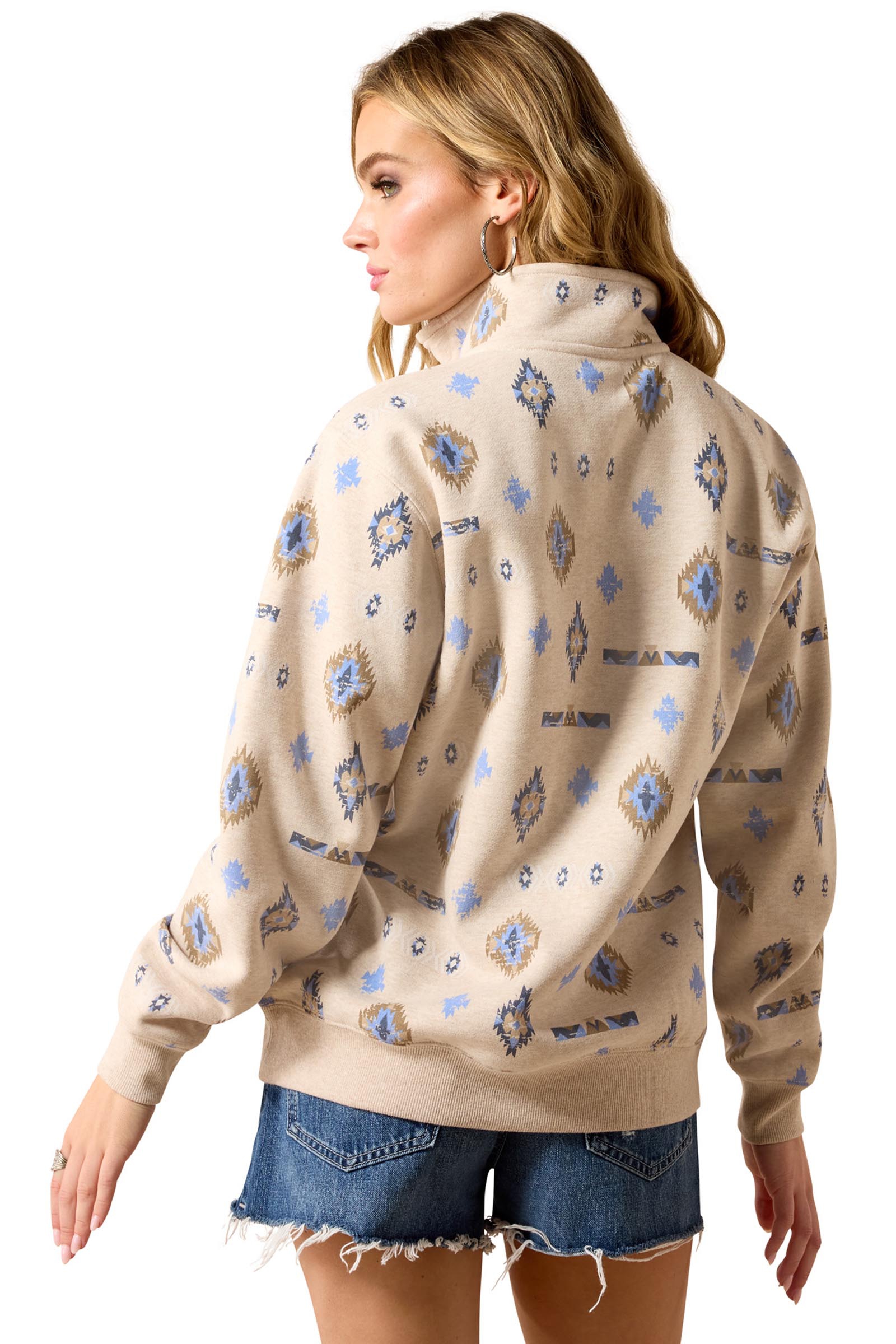 Ariat Sapphire 1/2 zip sweatshirt til damer