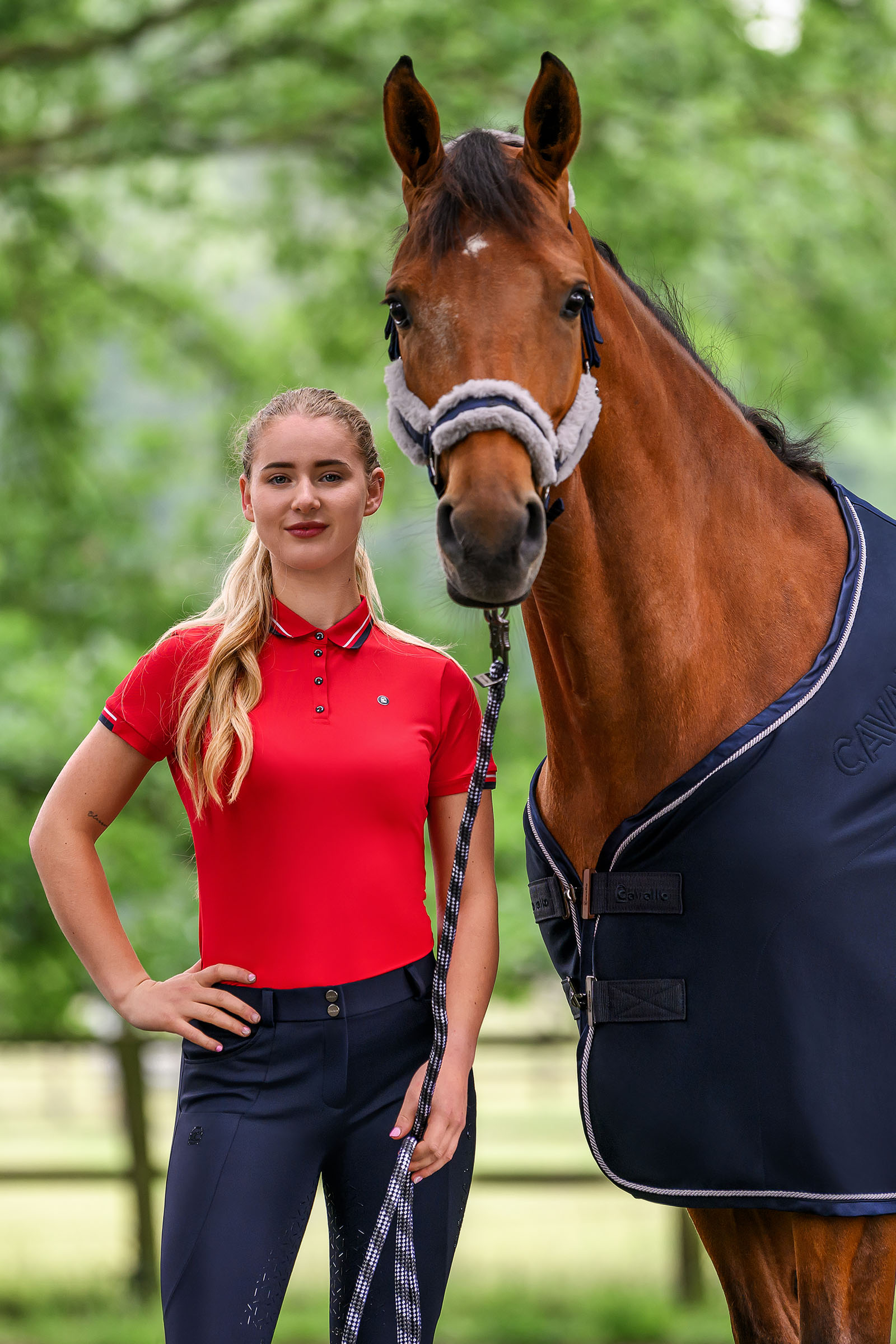 Cavallo CavalNehle funktionel poloshirt, dame