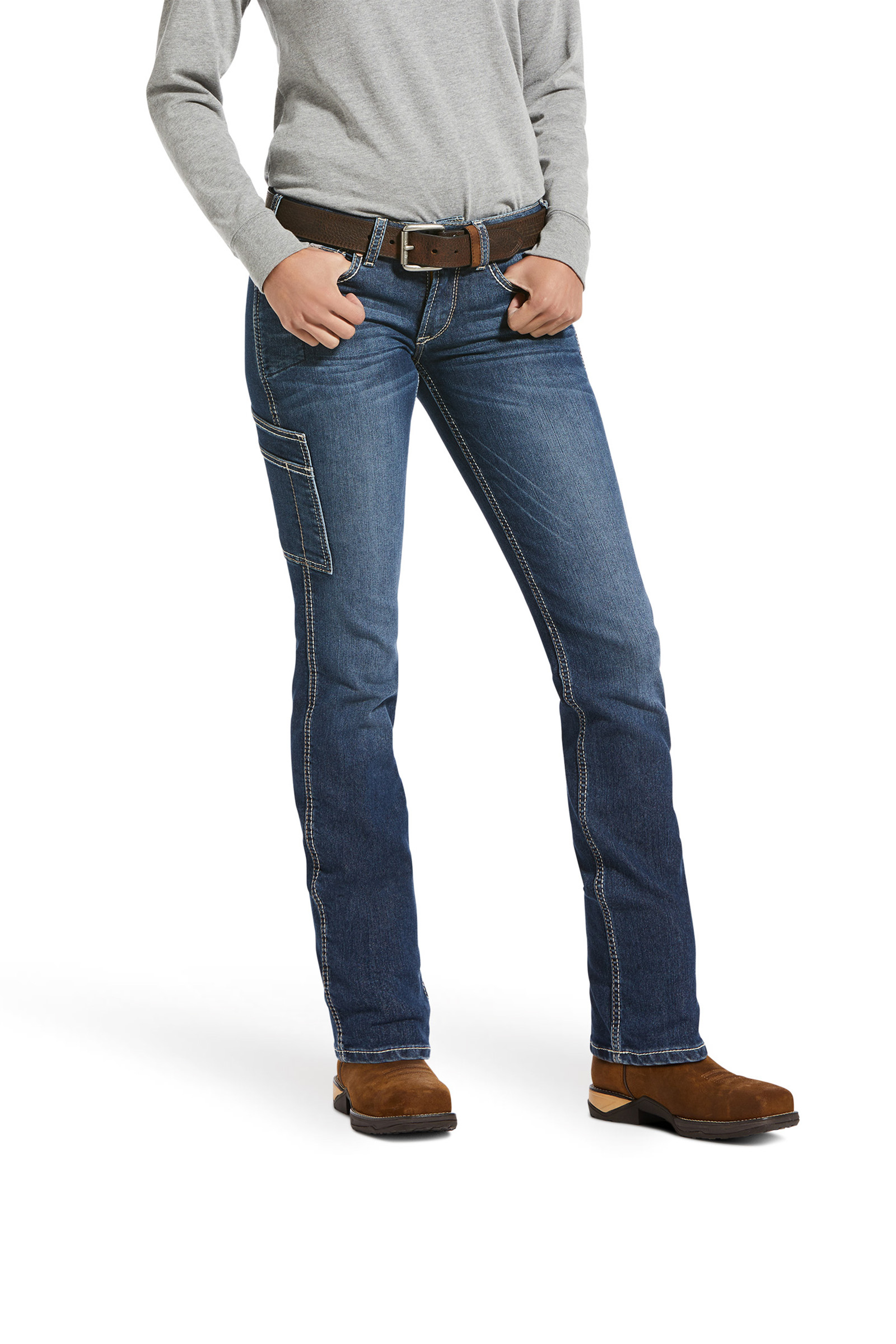 Ariat Rebar Dame Durastretch Riveter jeans med lige ben
