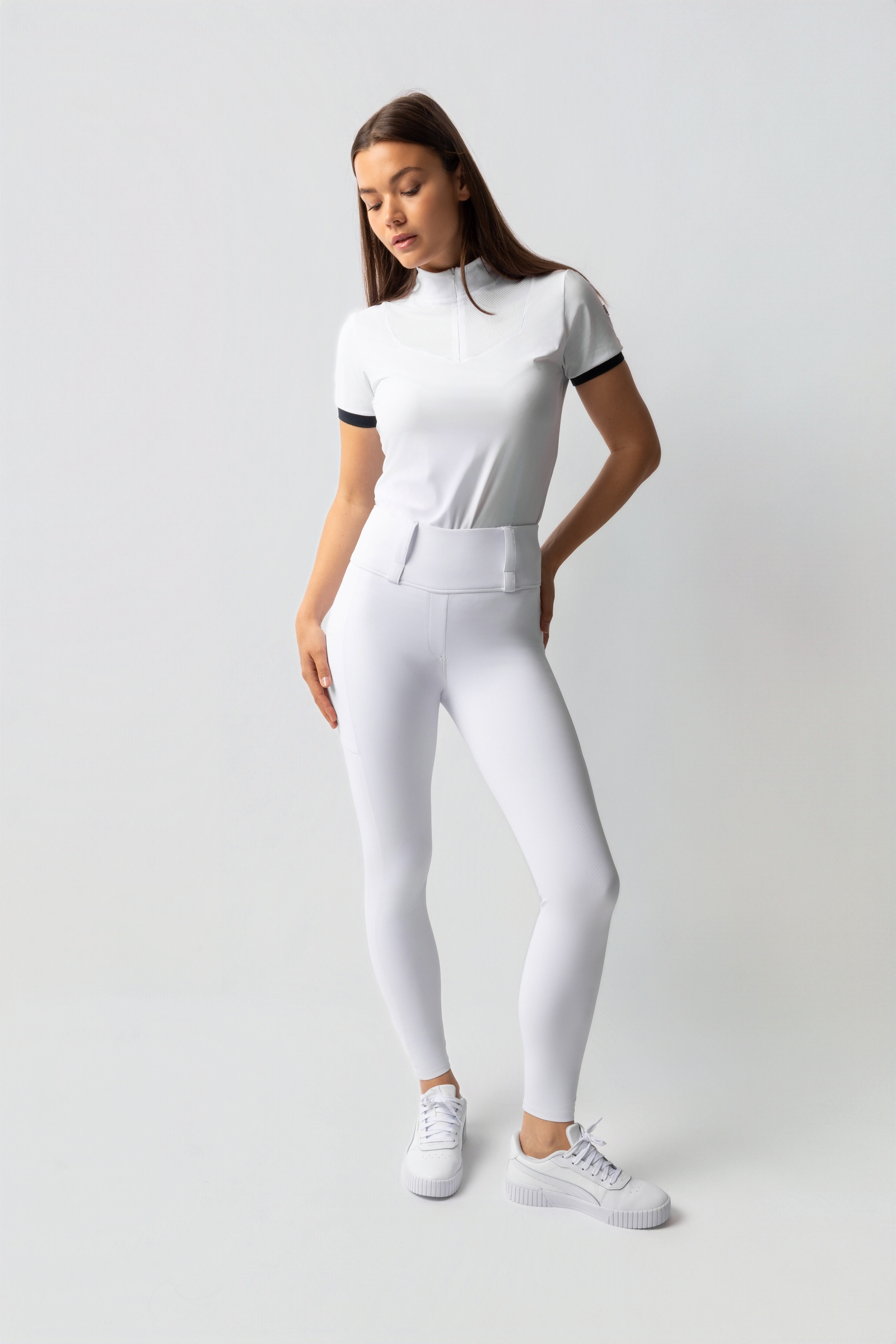 Horze Anya ridetights til kvinder med fuldt silikonegreb UPF 50+