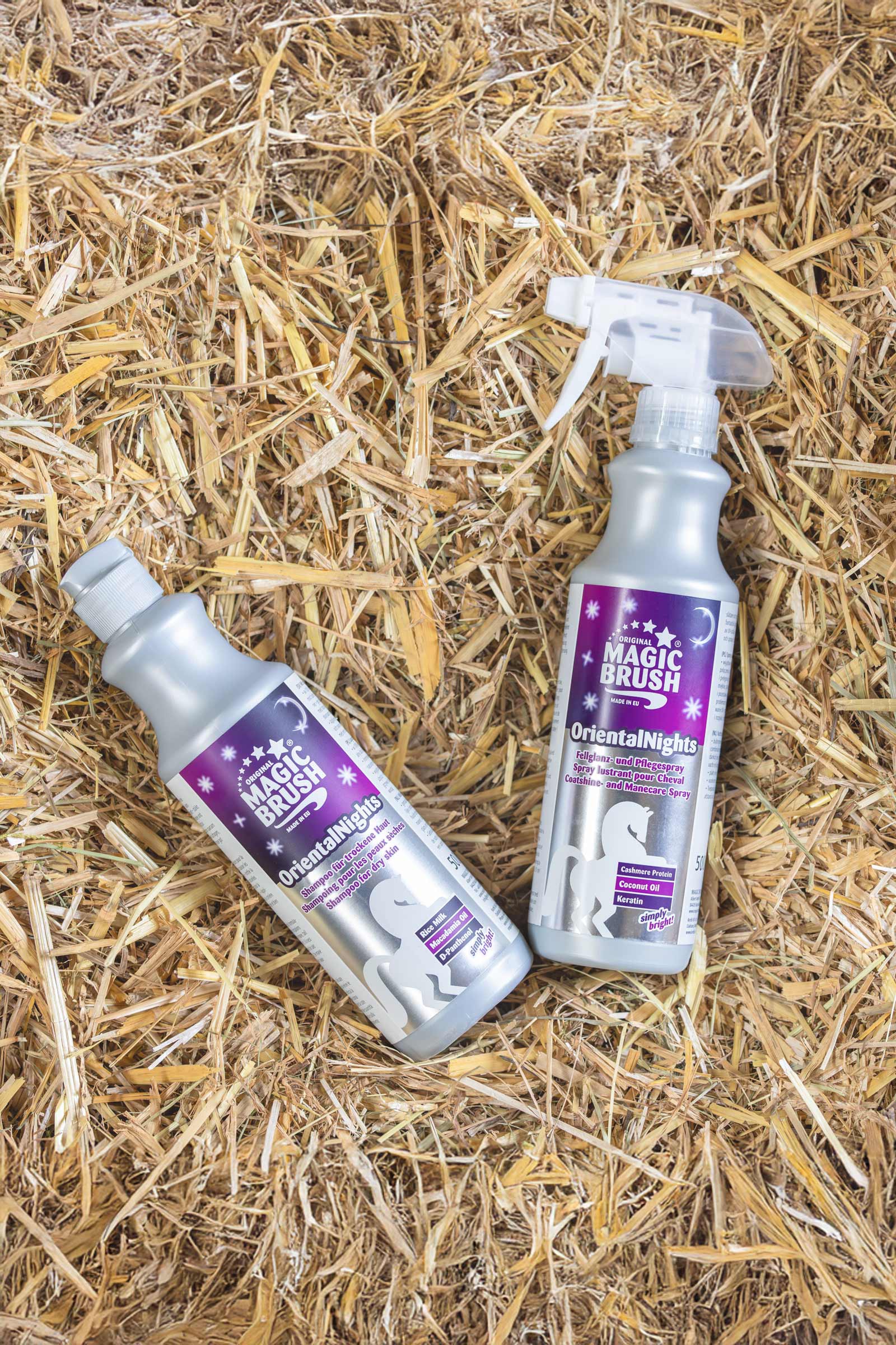 MagicBrush Oriental Nights pelsglans- og plejespray, 500 ml