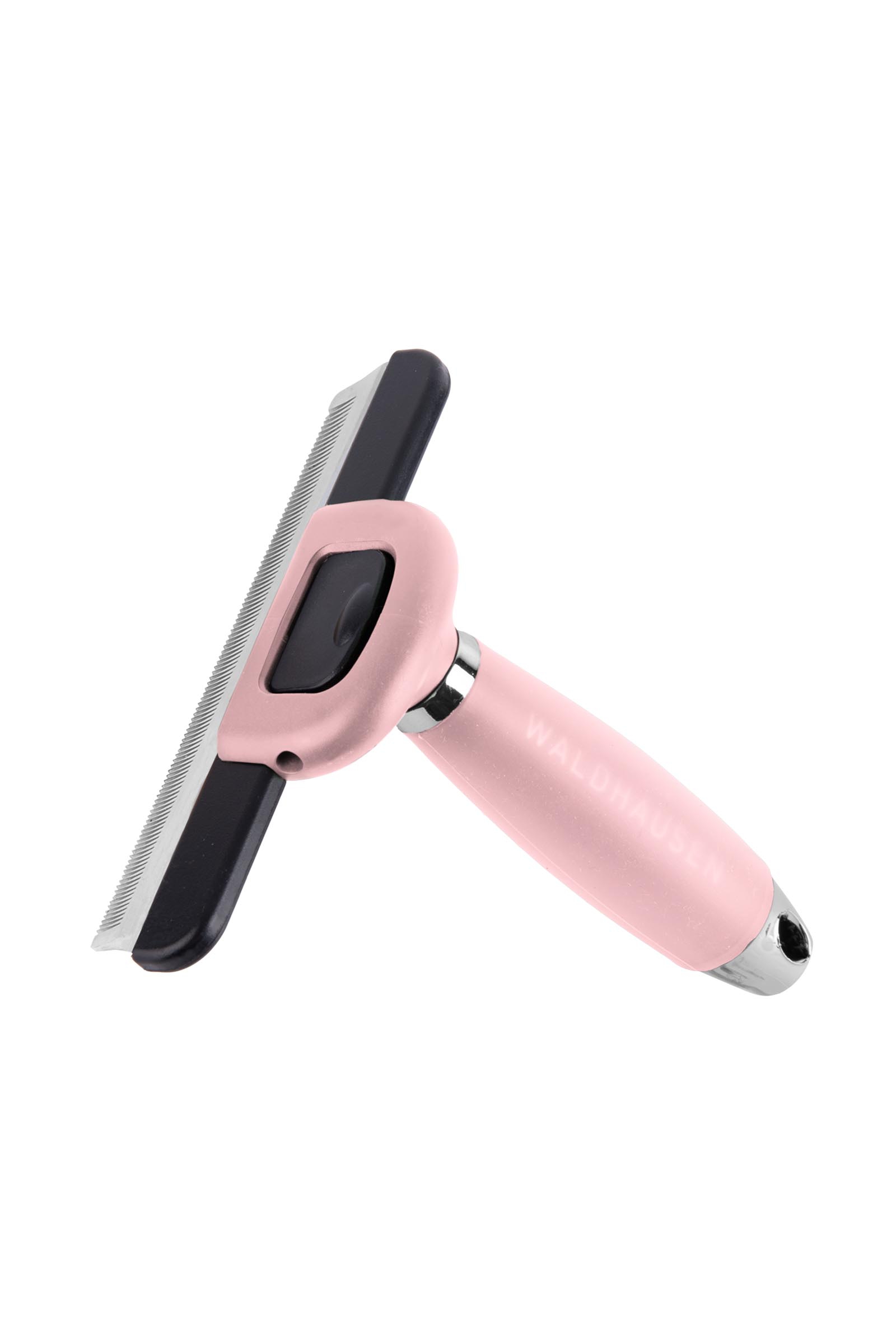 Linnea Pink/ Silver Waldhausen fældekam med gelhåndtag, X-Large