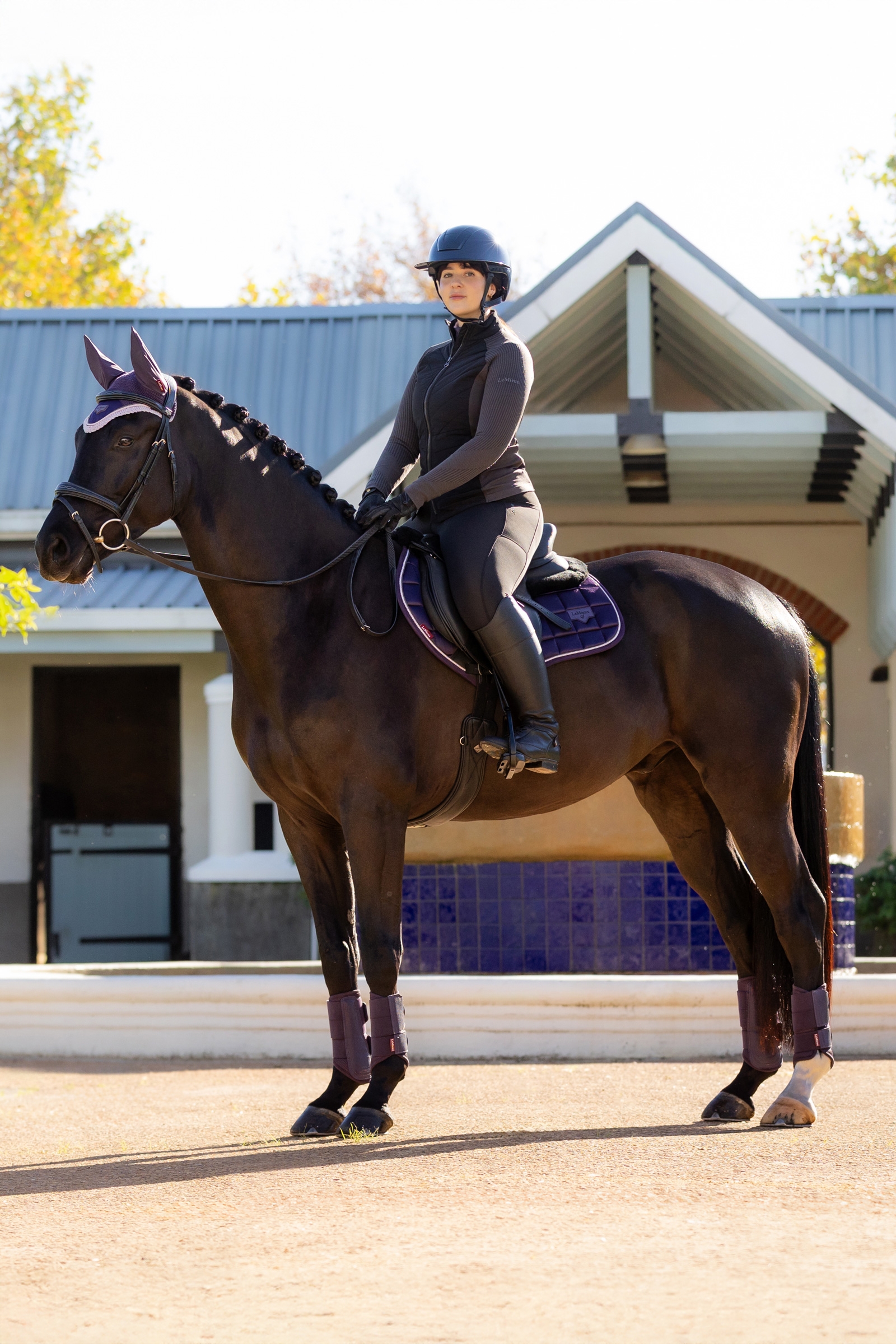 LeMieux Merino+ Loire klassisk Close Contact sadelunderlag