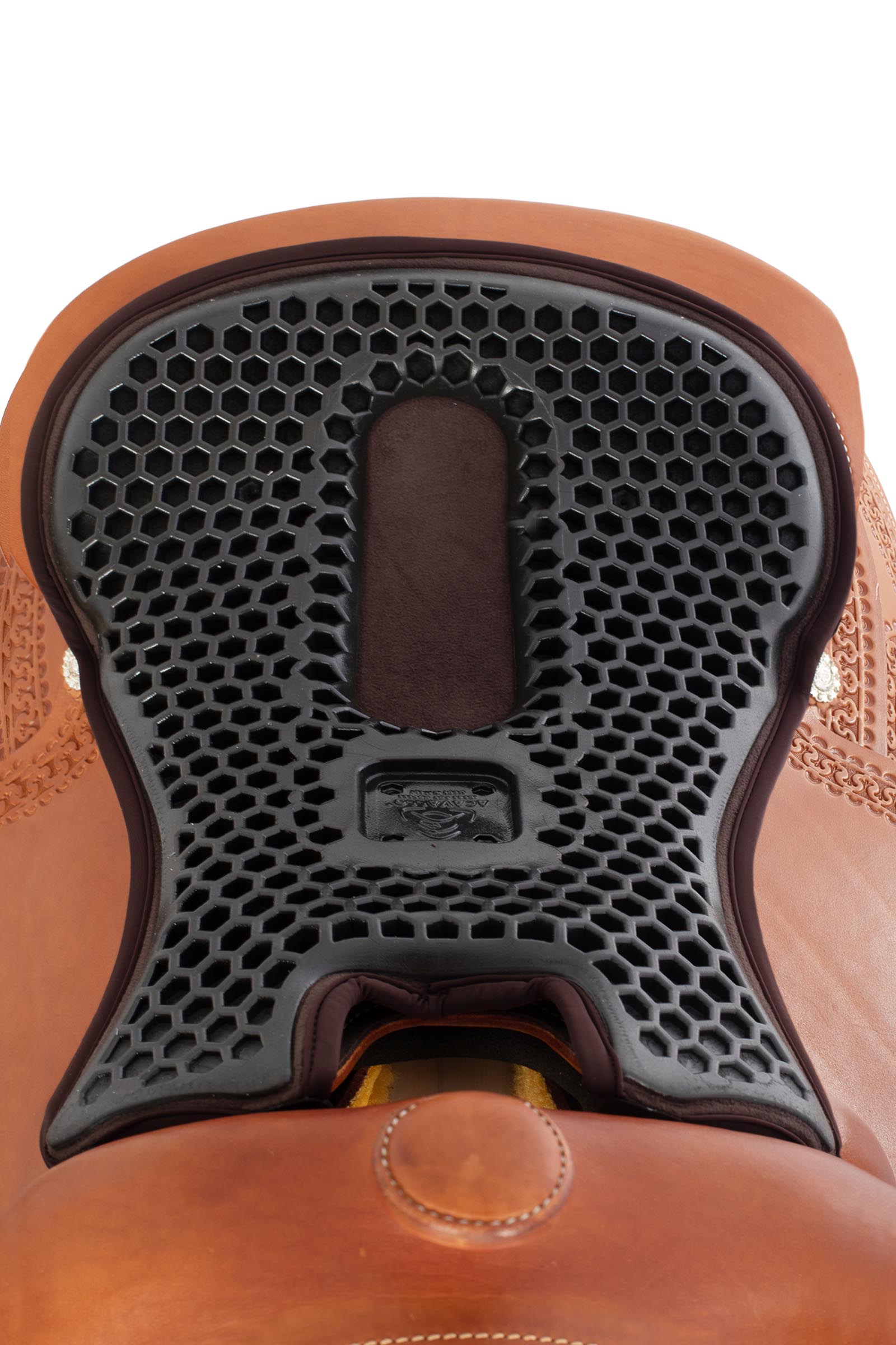 Acavallo Ortho-Haleben Western S&aelig;deovertr&aelig;k Hexa Gel-Out Dri-Lex, 20 mm  