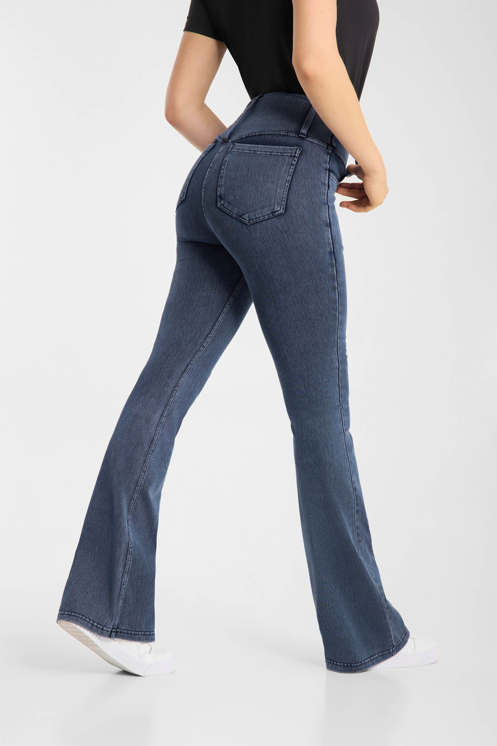 Horze Emery western ridetights til damer med bootcut og denimlook