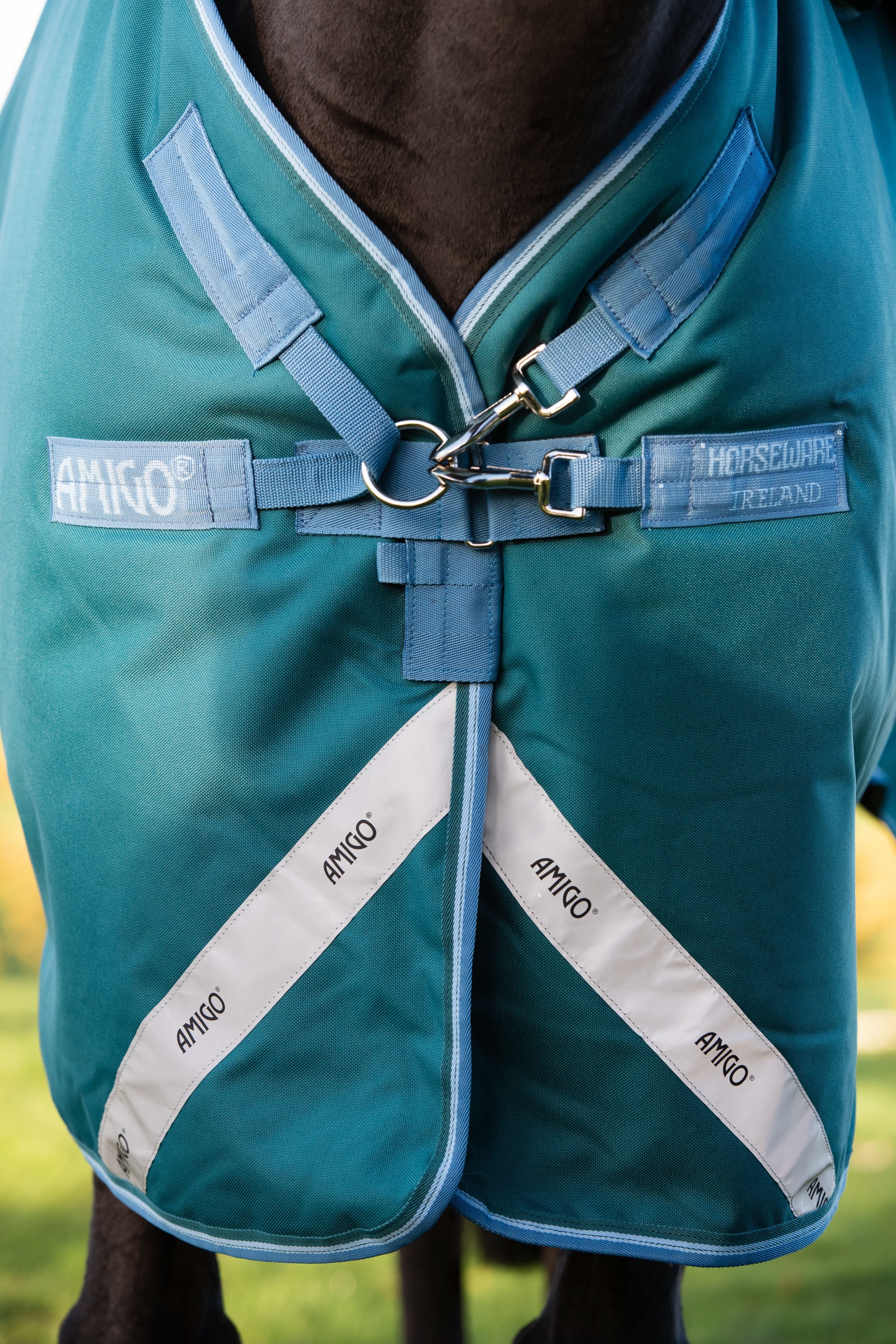 Horseware Amigo Bravo 12 Plus udedækken med aftagelig hals, 400g