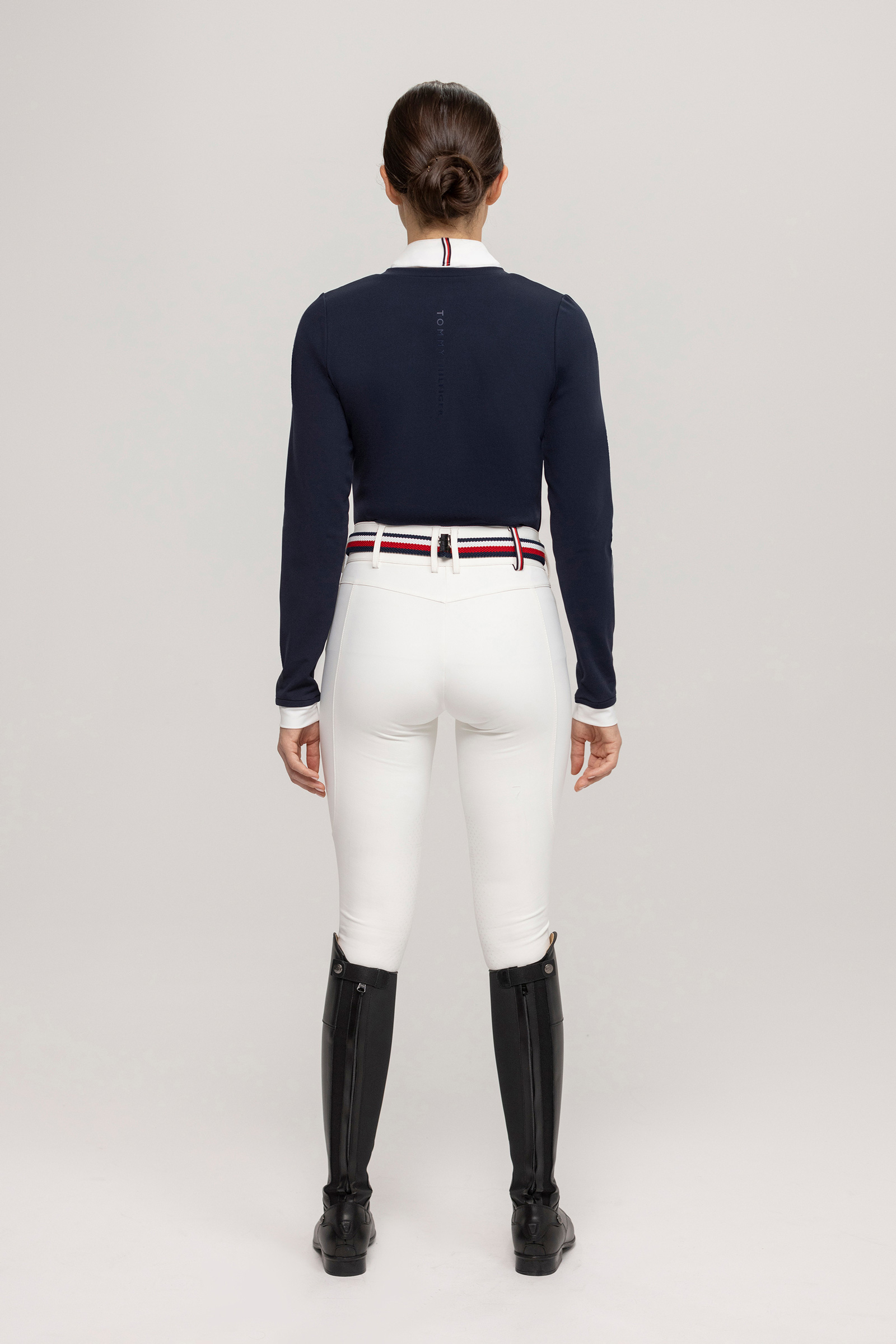 Tommy Hilfiger Equestrian Montana dame 2-i-1 st&aelig;vneskjorte