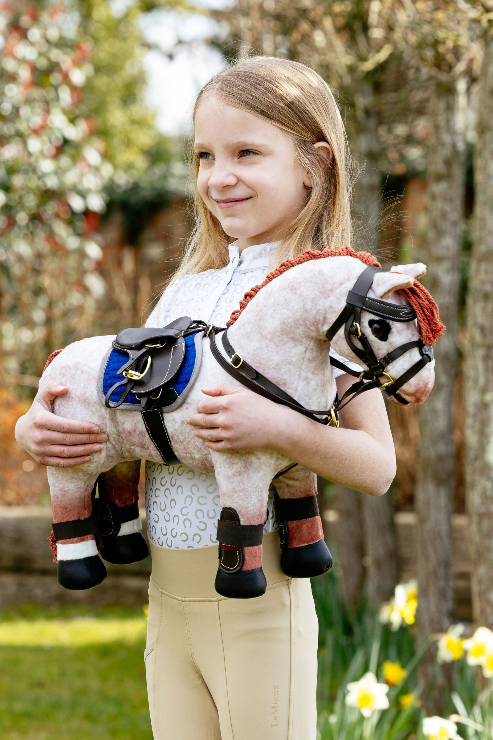 LeMieux springsadel og studsgjord til leget&oslash;jspony