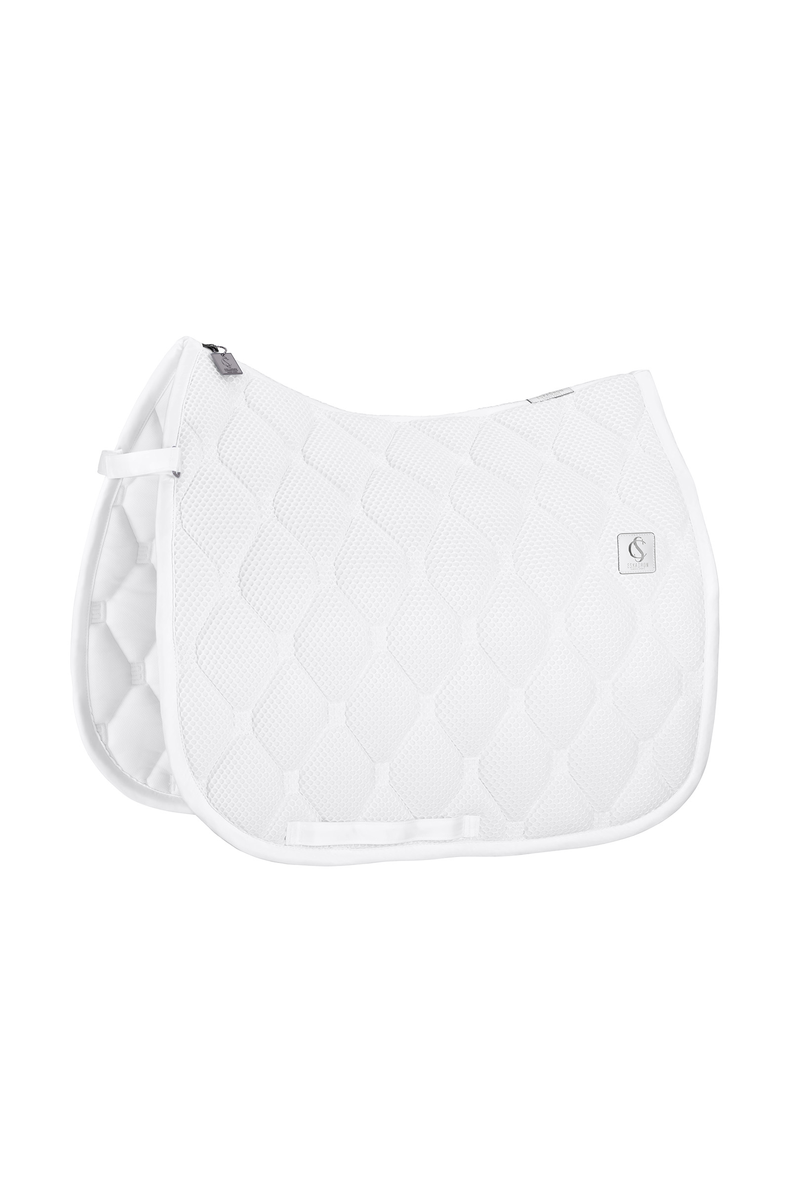 White Eskadron Classic Sports Dressur Sadelvæv Mesh SS24 