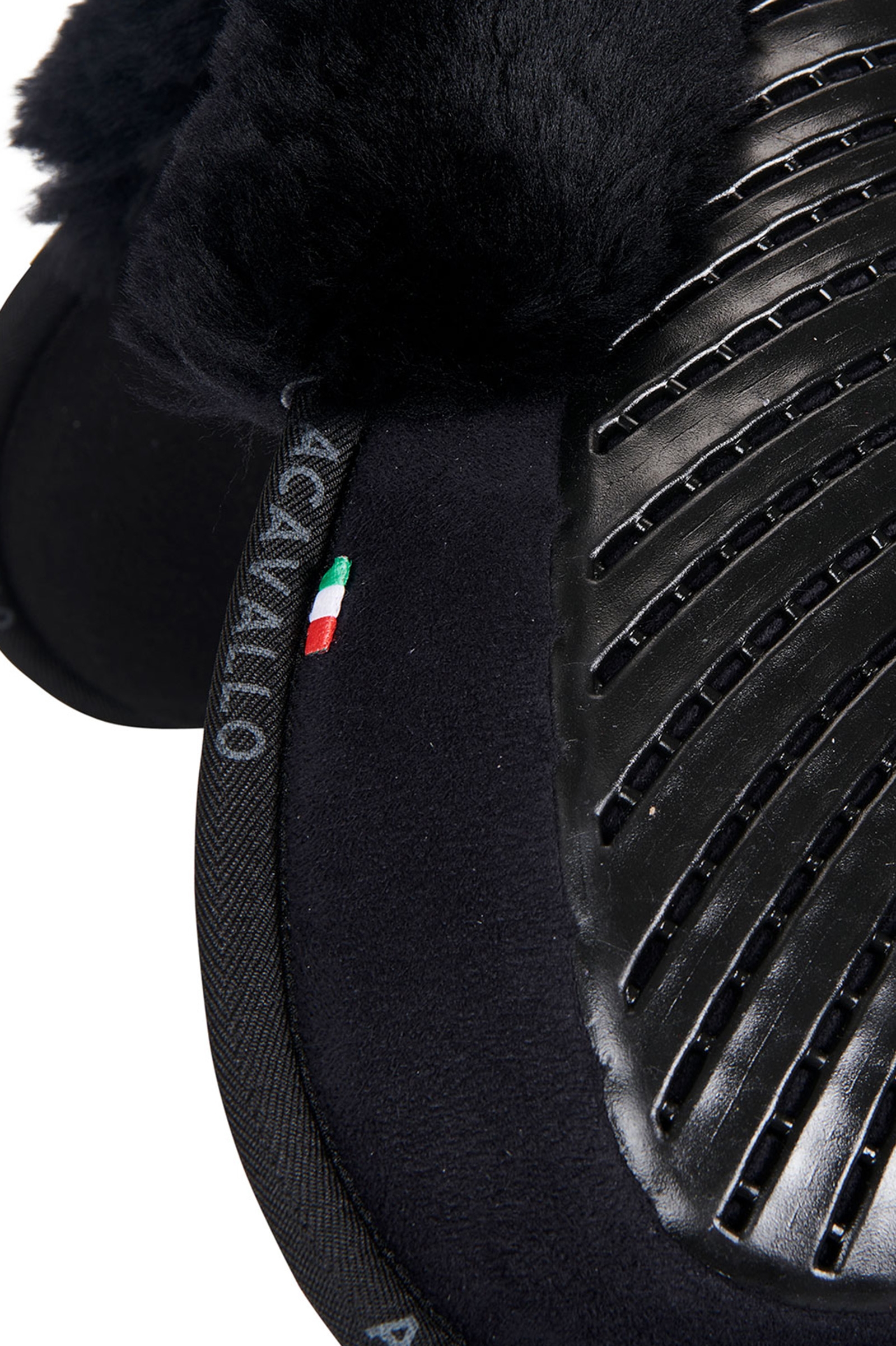 Acavallo Close Contact Gel & Memory Foam Half Pad med lammeskind