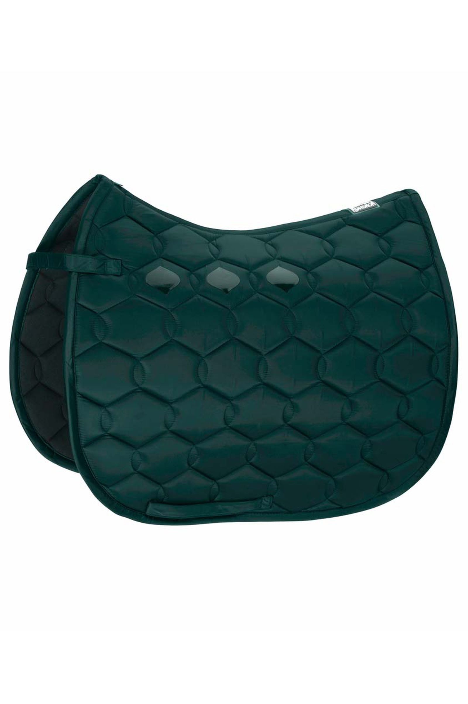 Racing Green Eskadron Glossy Wave kombineret sadelunderlag