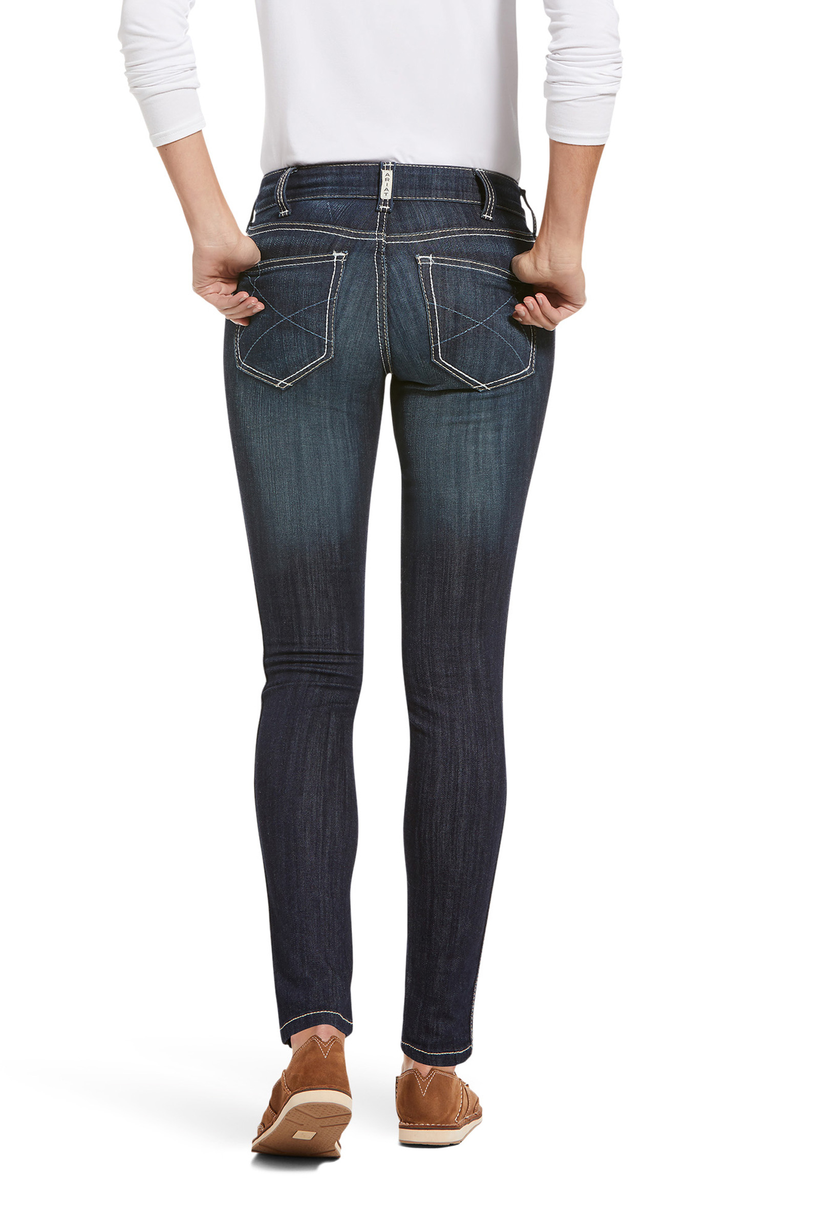 Ariat Ella R.E.A.L dames stretch skinny jeans med mellemh&oslash;j talje