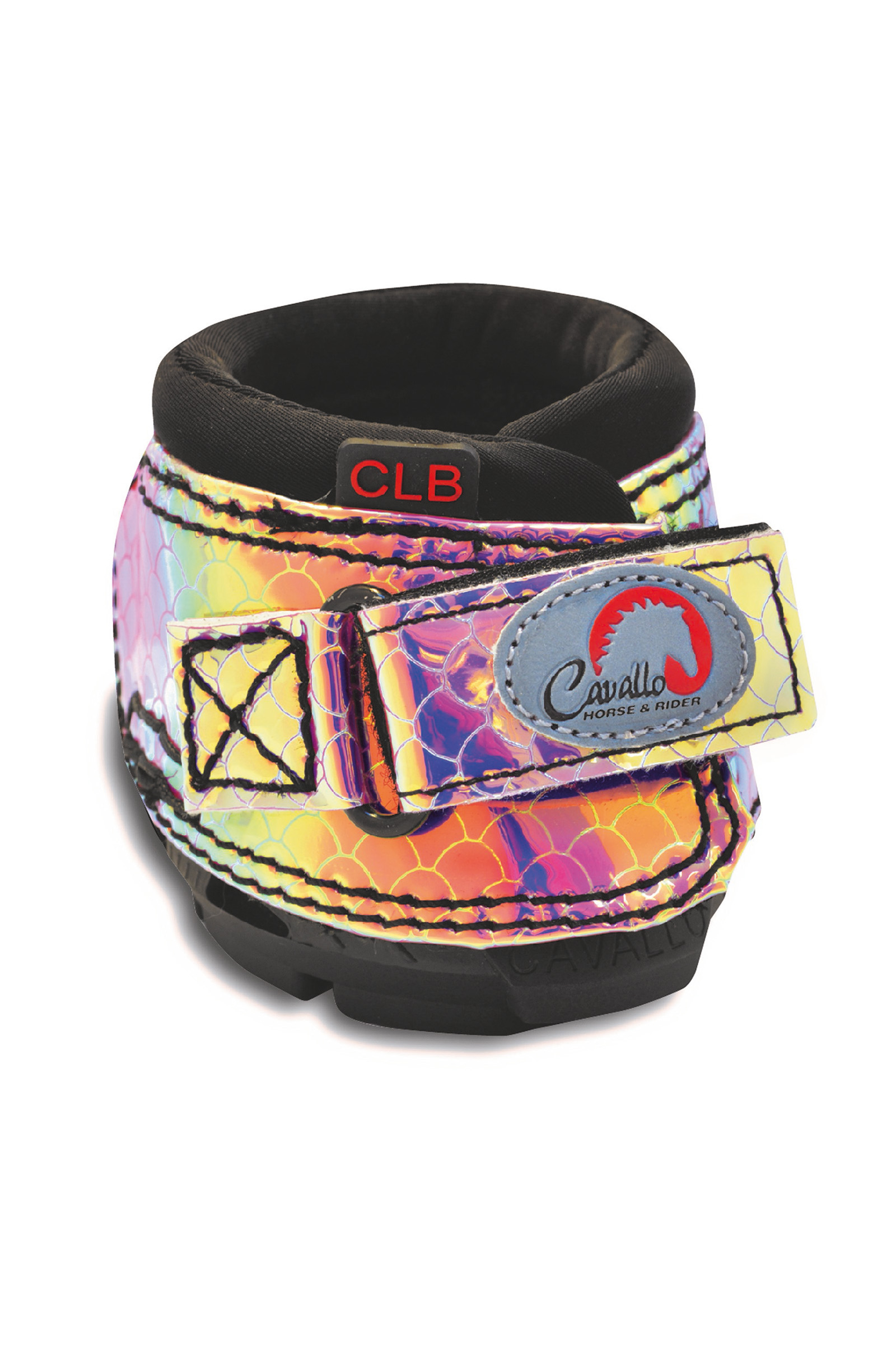 Metallic Pink Cavallo Hoof Boots F.R.A. CLB Bling boots til heste (par)