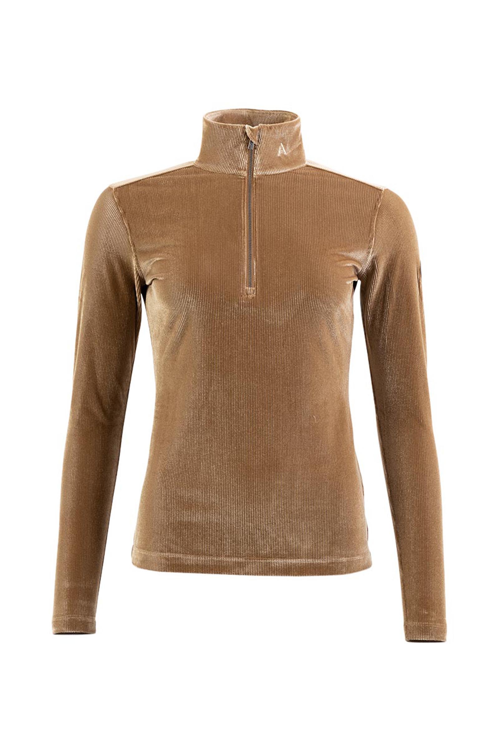 Glamour Beige ANKY Jubilee Dame Skjorte Lang &AElig;rme