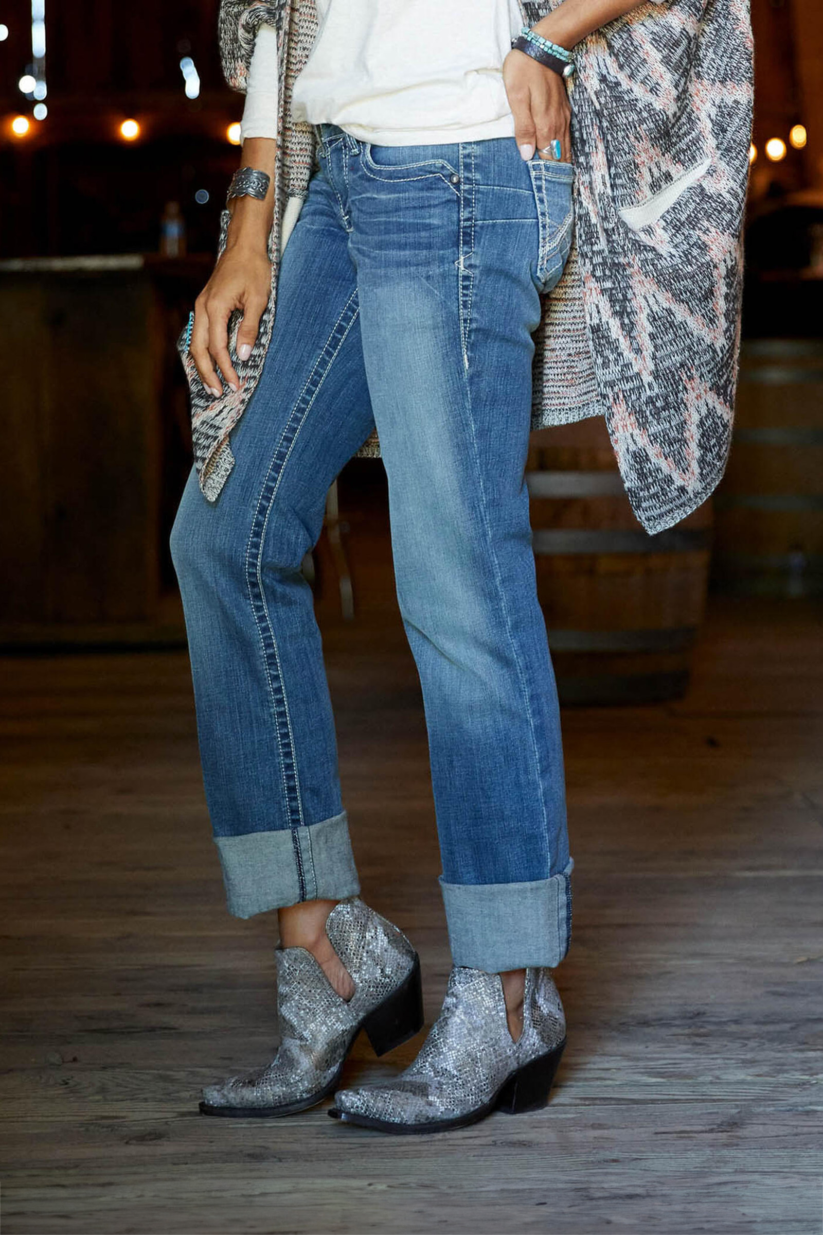 Ariat Real Stretch Icon Straight Jean, damemodel