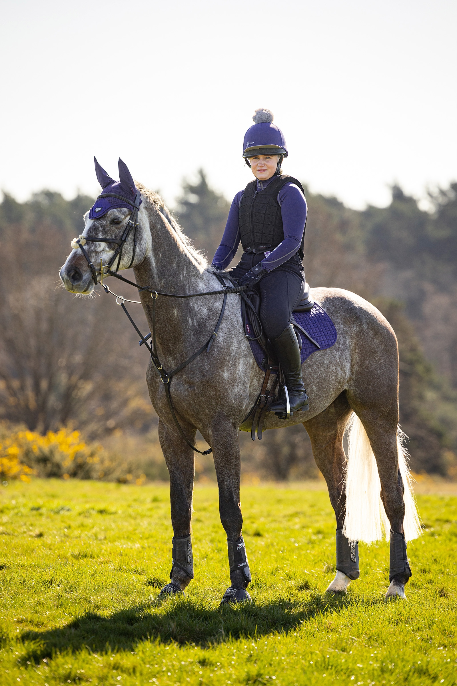 LeMieux Suede kombineret sadelunderlag