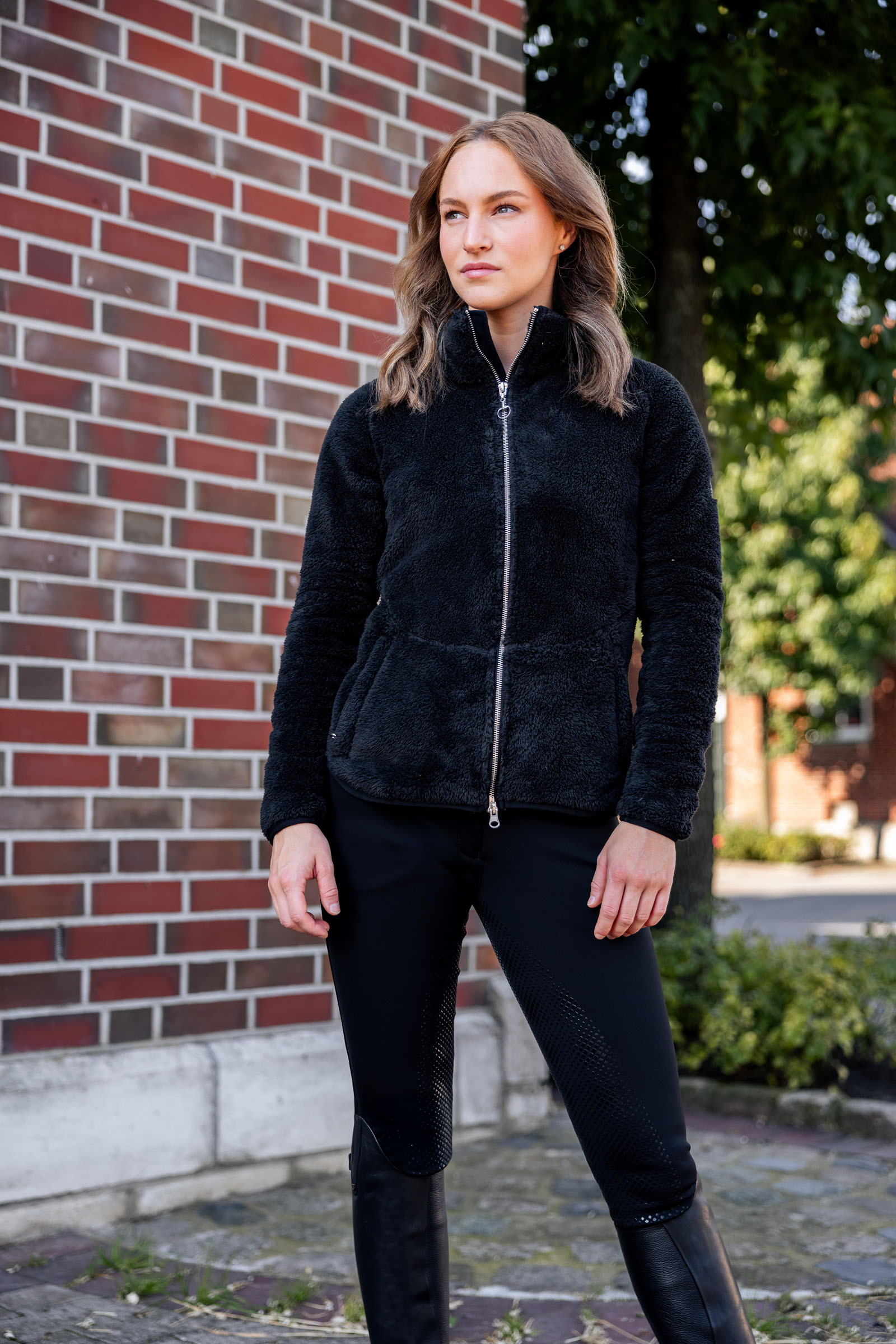 Horze Merida Teddy Fleecejakke, damemodel