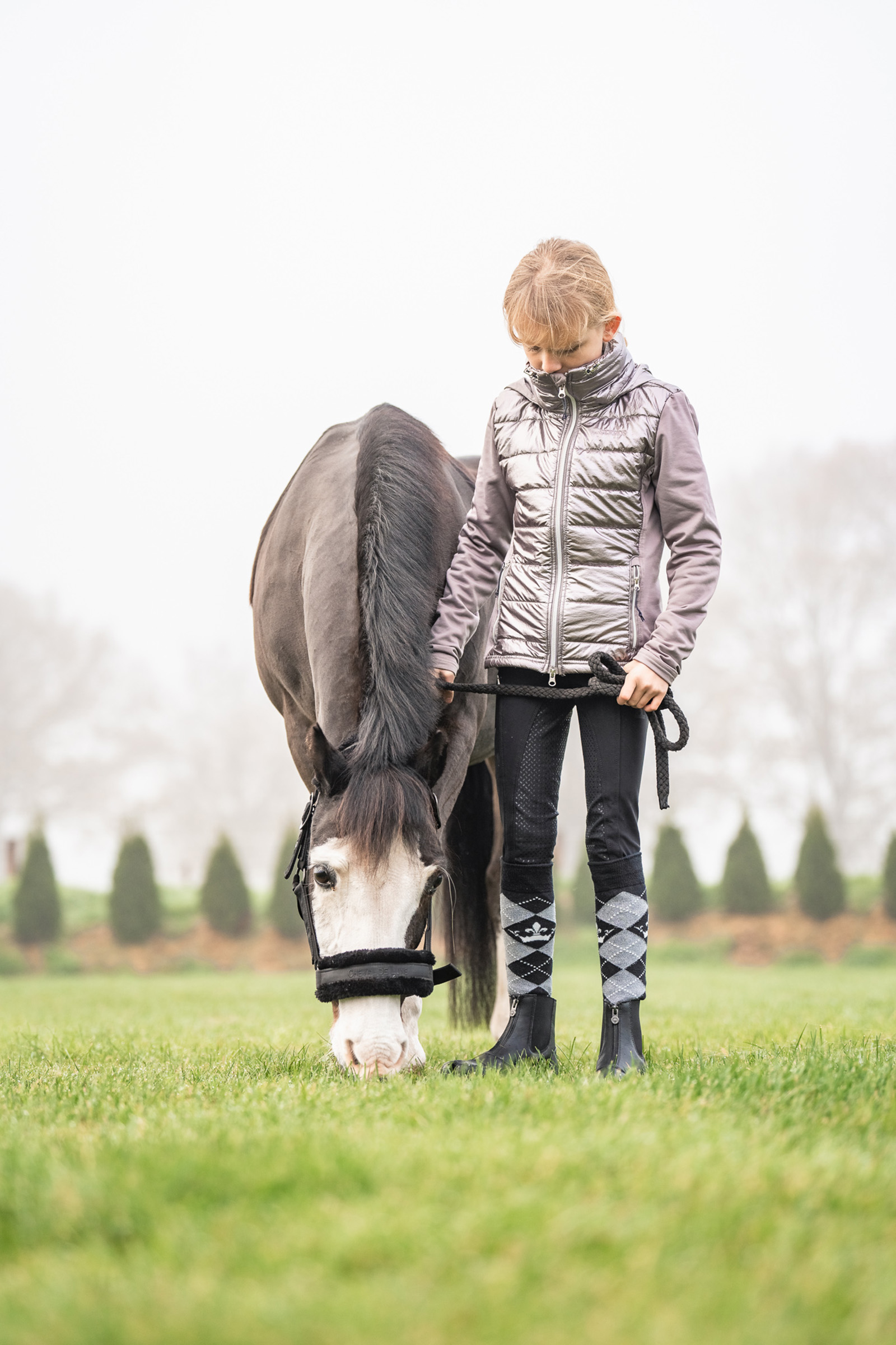 Suedwind Footwear Nova Vegan Jodhpur-st&oslash;vler med frontlynl&aring;s, til b&oslash;rn