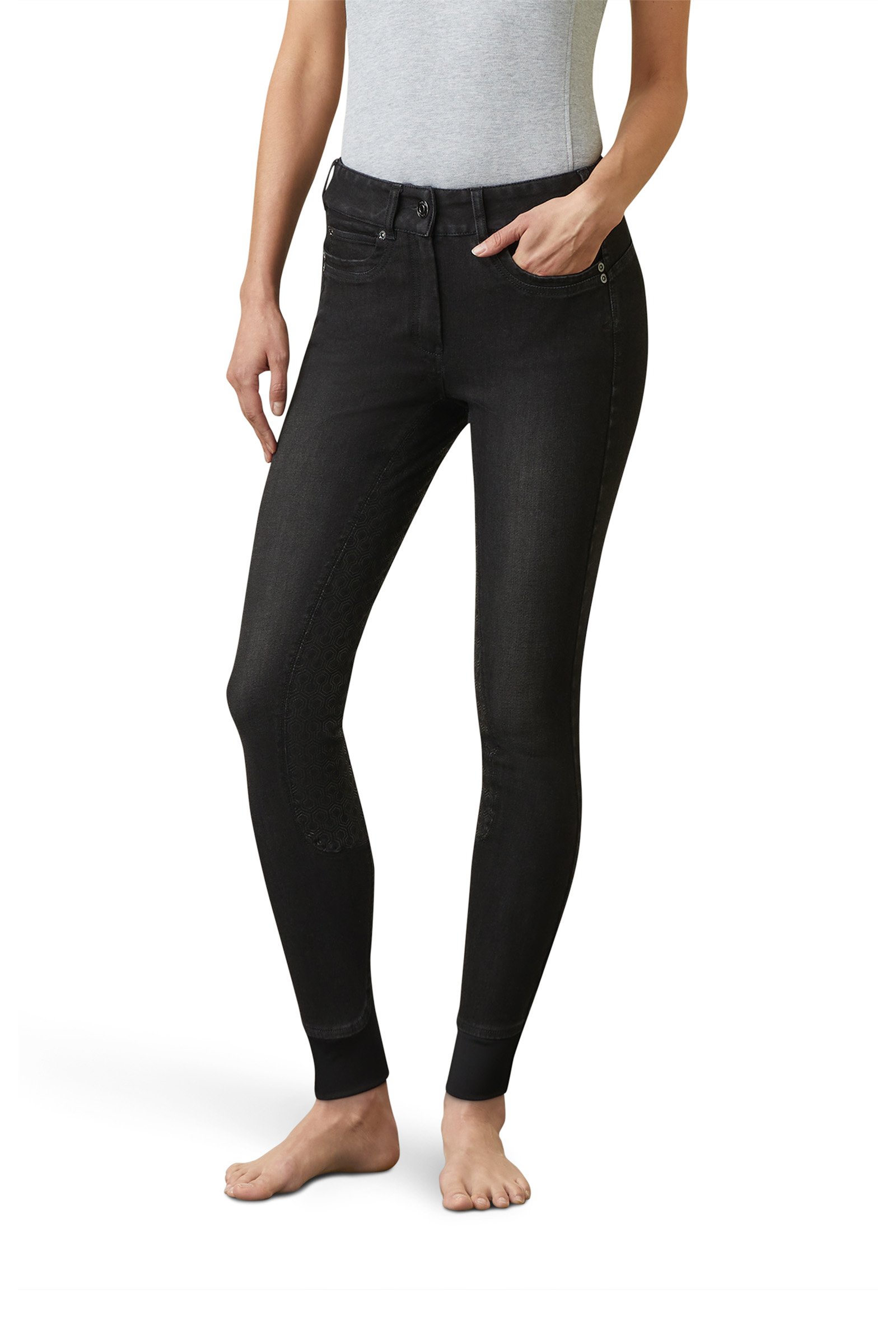 Ariat Halo B denim ridebukser med fuld greb til kvinder