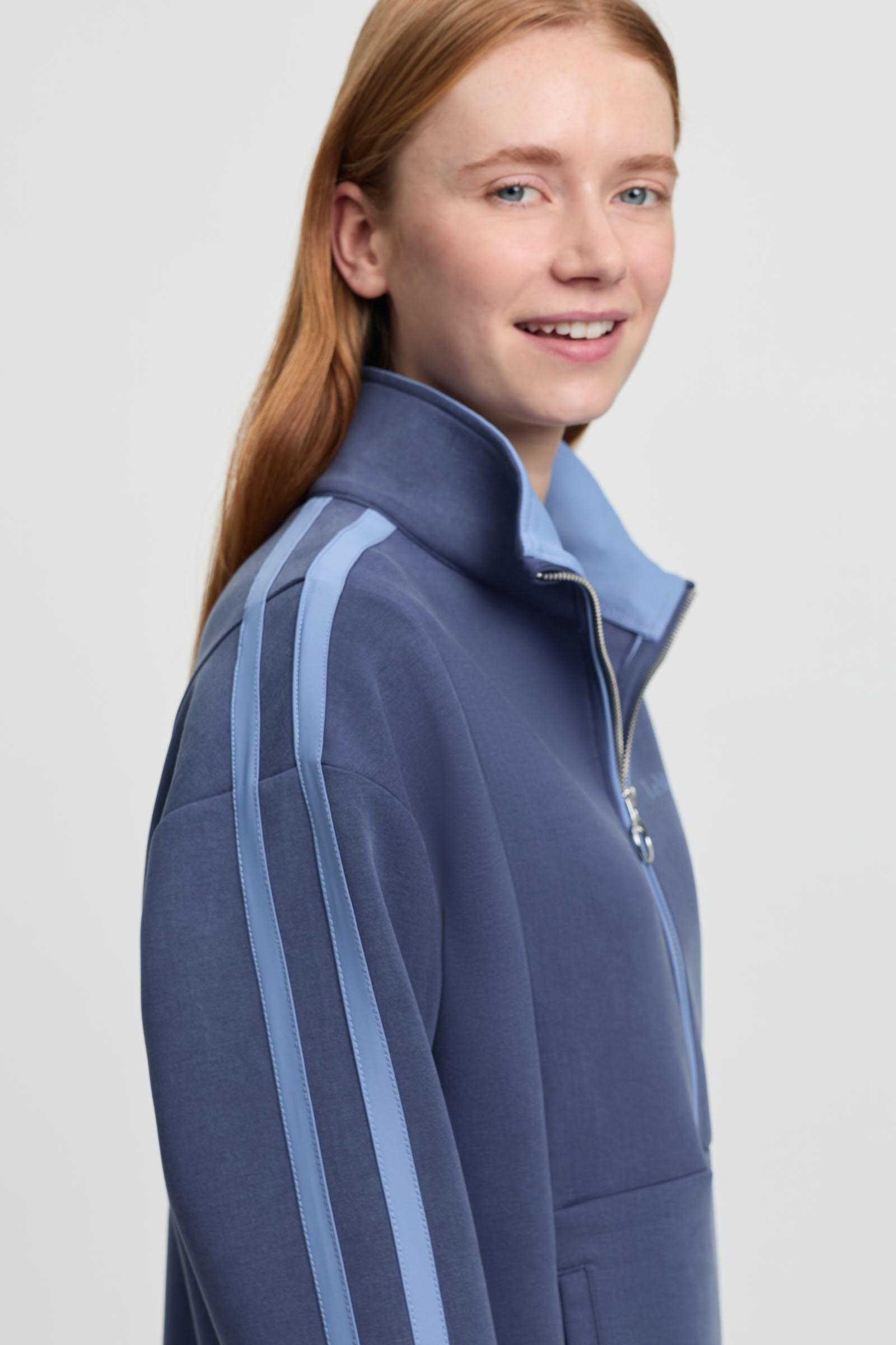 LeMieux Connie dame sweatshirt med halv lynl&aring;s