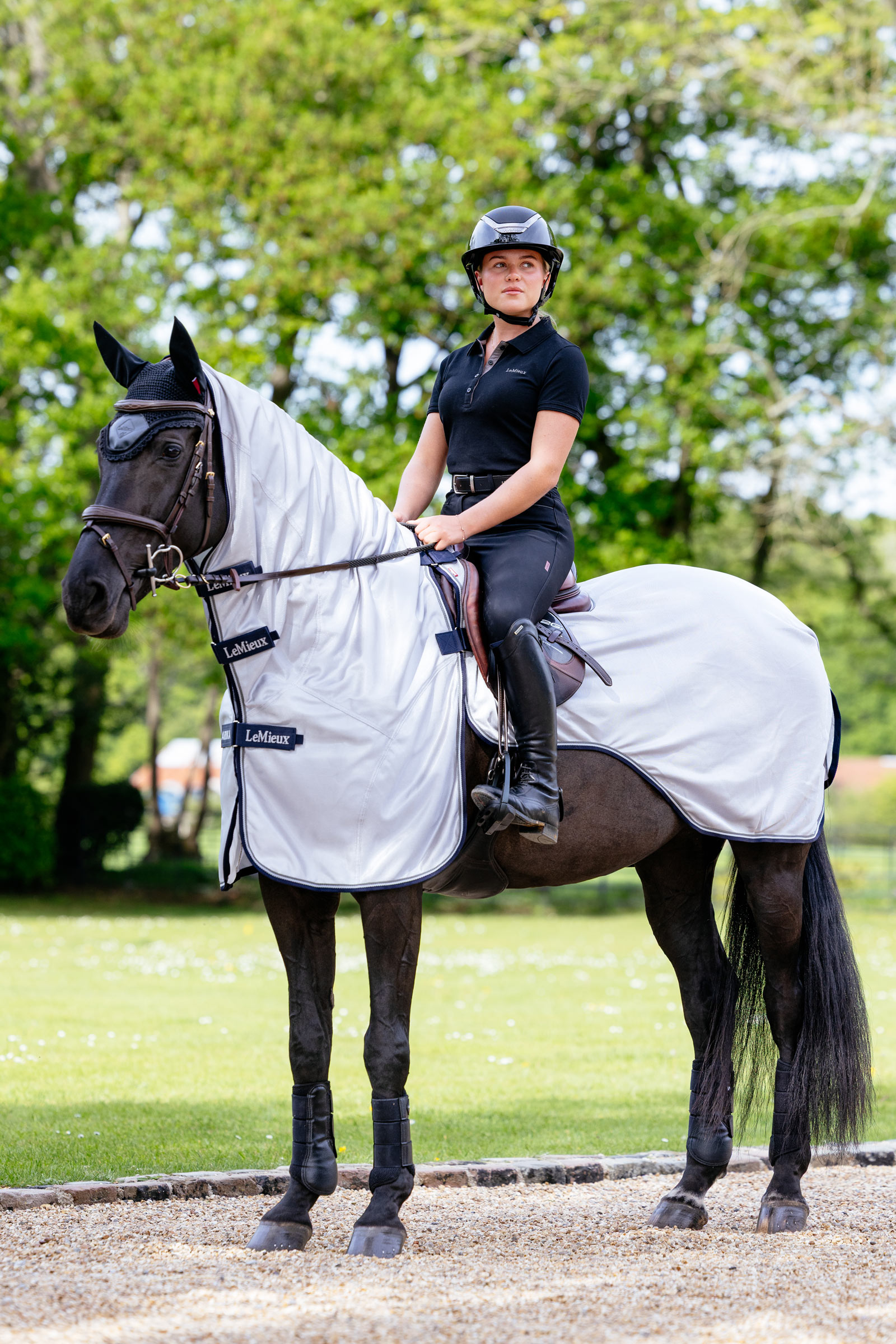 LeMieux Ride On ridefluedækken med aftagelig hals- og skulderdel