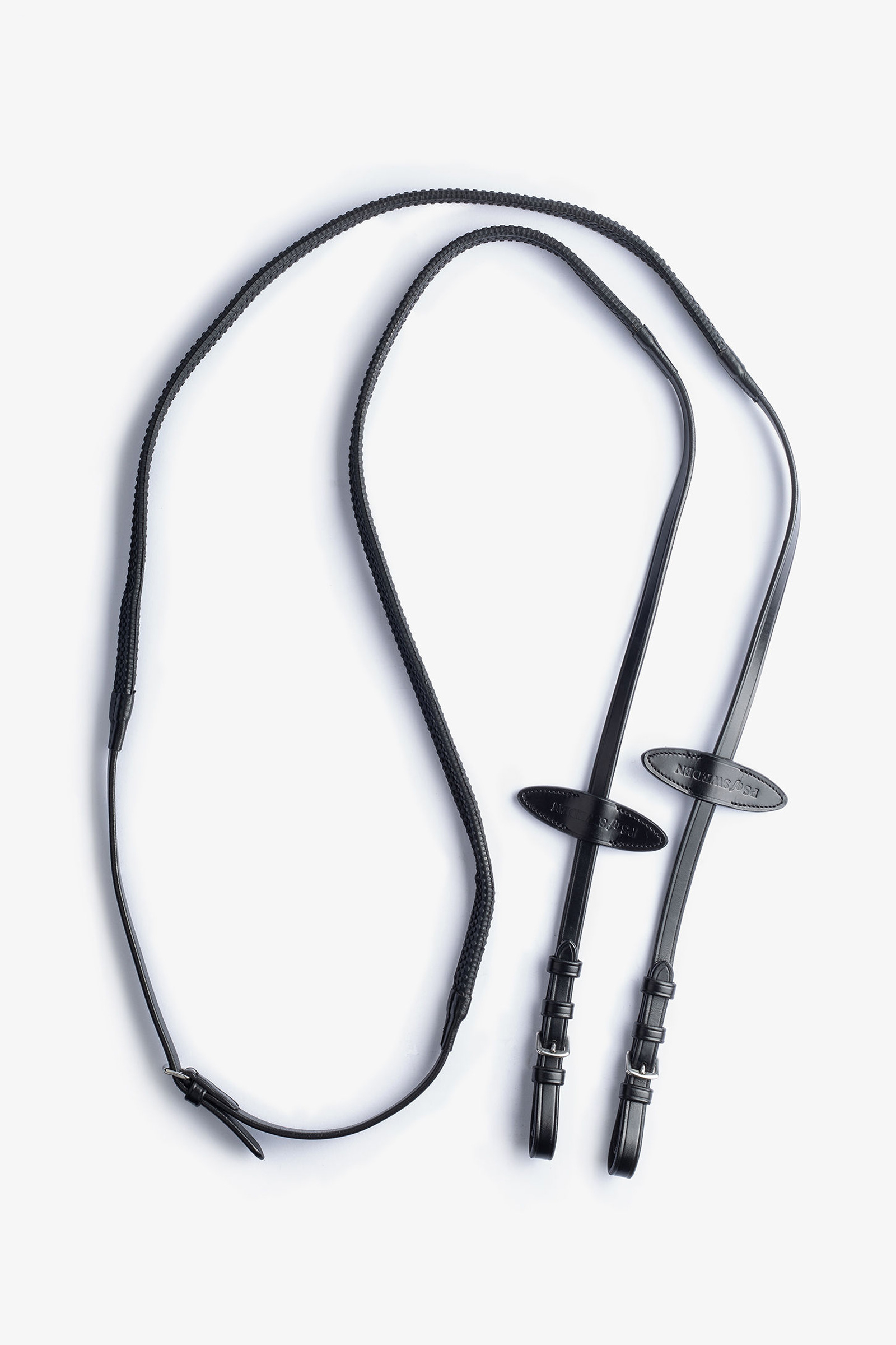 Black Leather PS of Sweden Rubber Reins