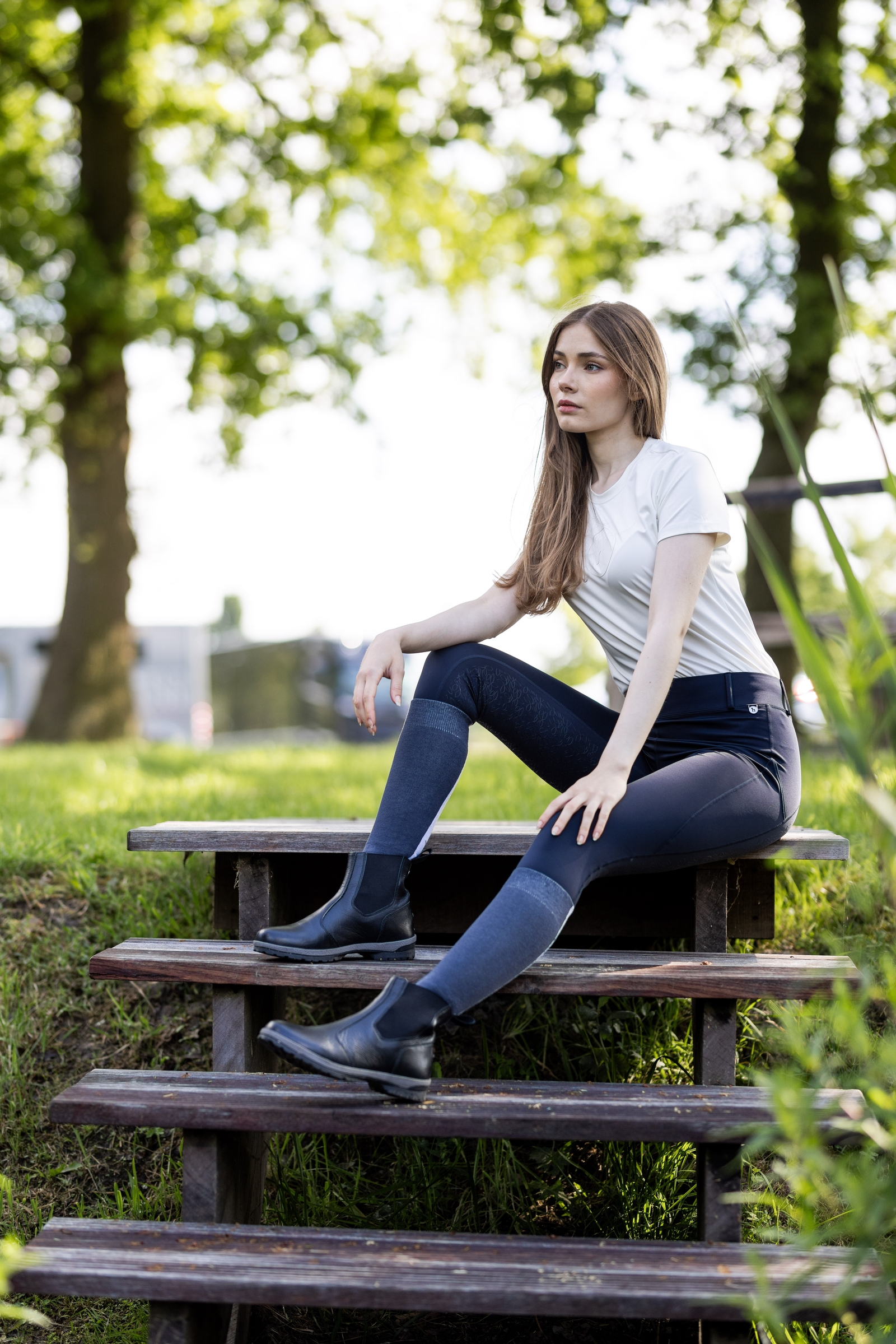 Horze Dea Full Grip Tights, damemodel