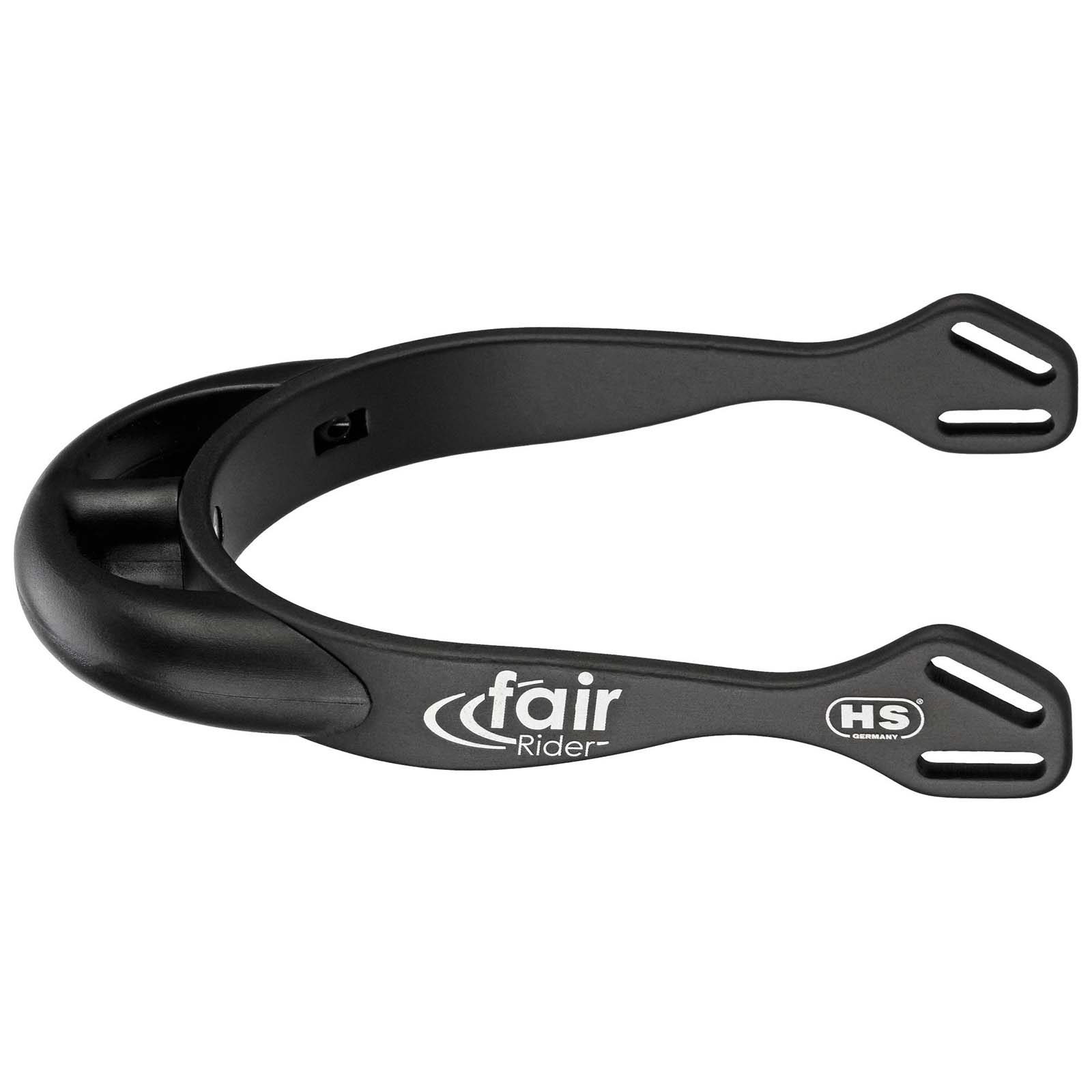 Black/Black Sprenger FairRider Aluminium Sporer med Rund Hals 20 mm