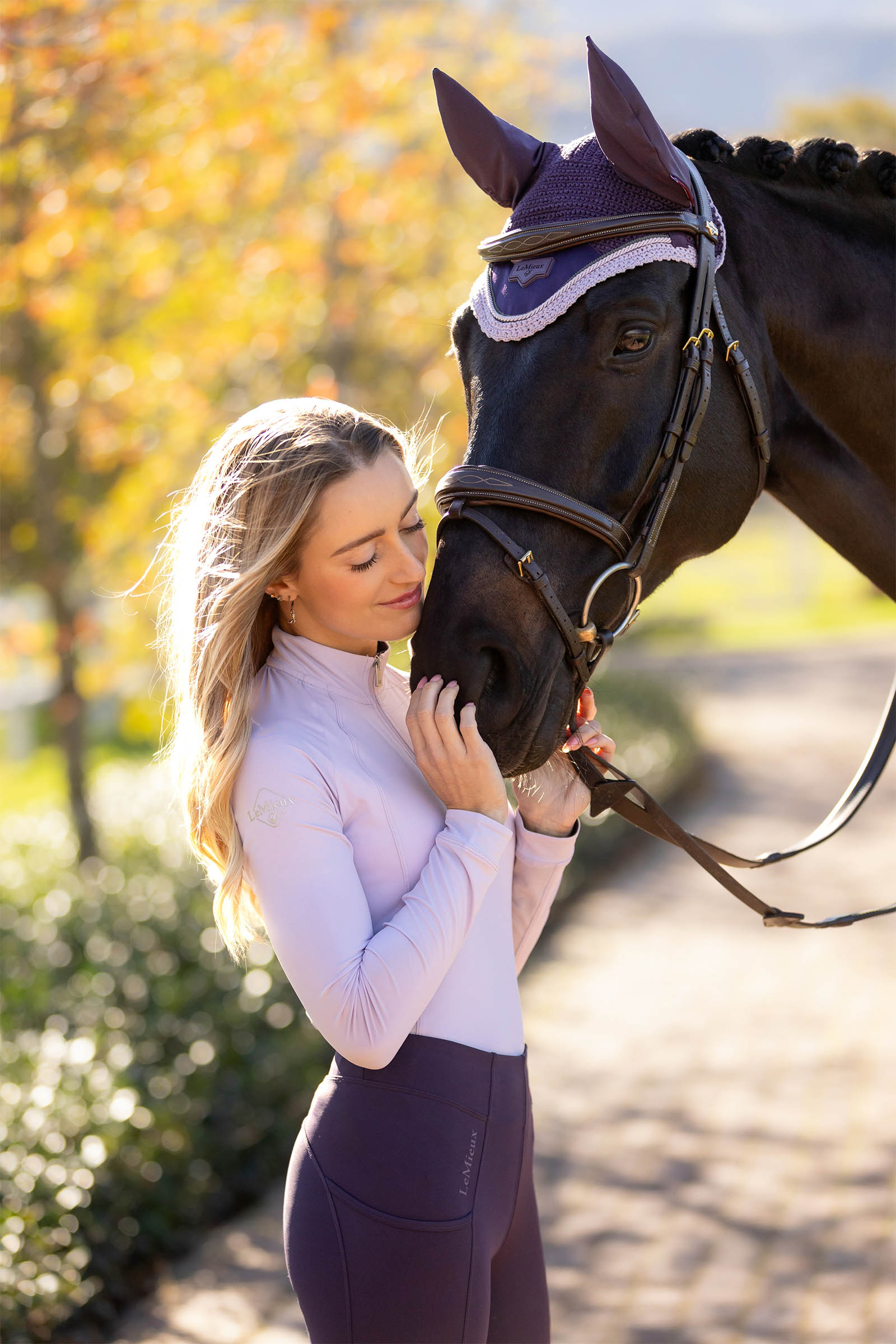 LeMieux Halle let og funktionel undertrøje med UV-beskyttelse til kvinder