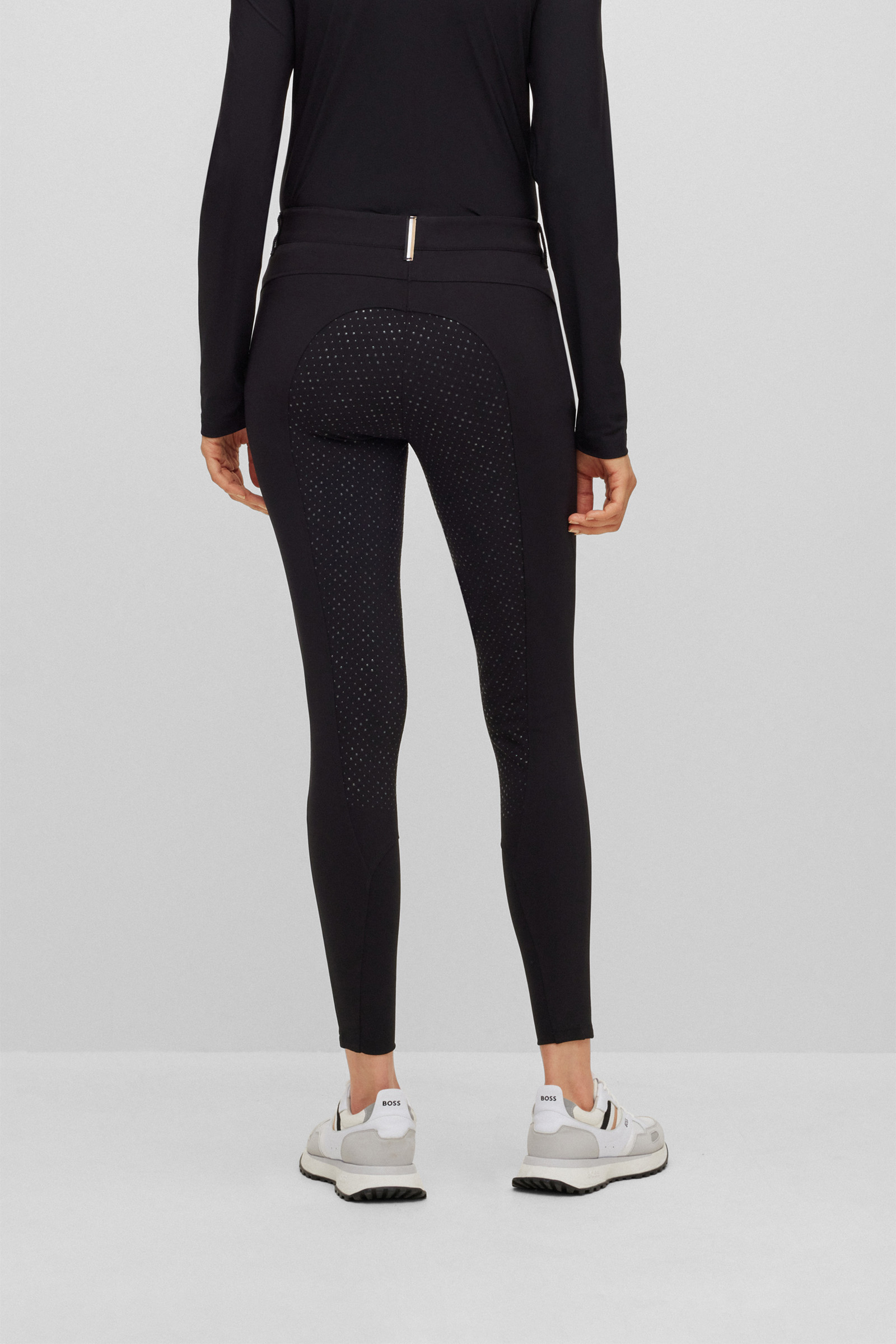 Black Boss Heather ridebukser med fuld greb til kvinder
