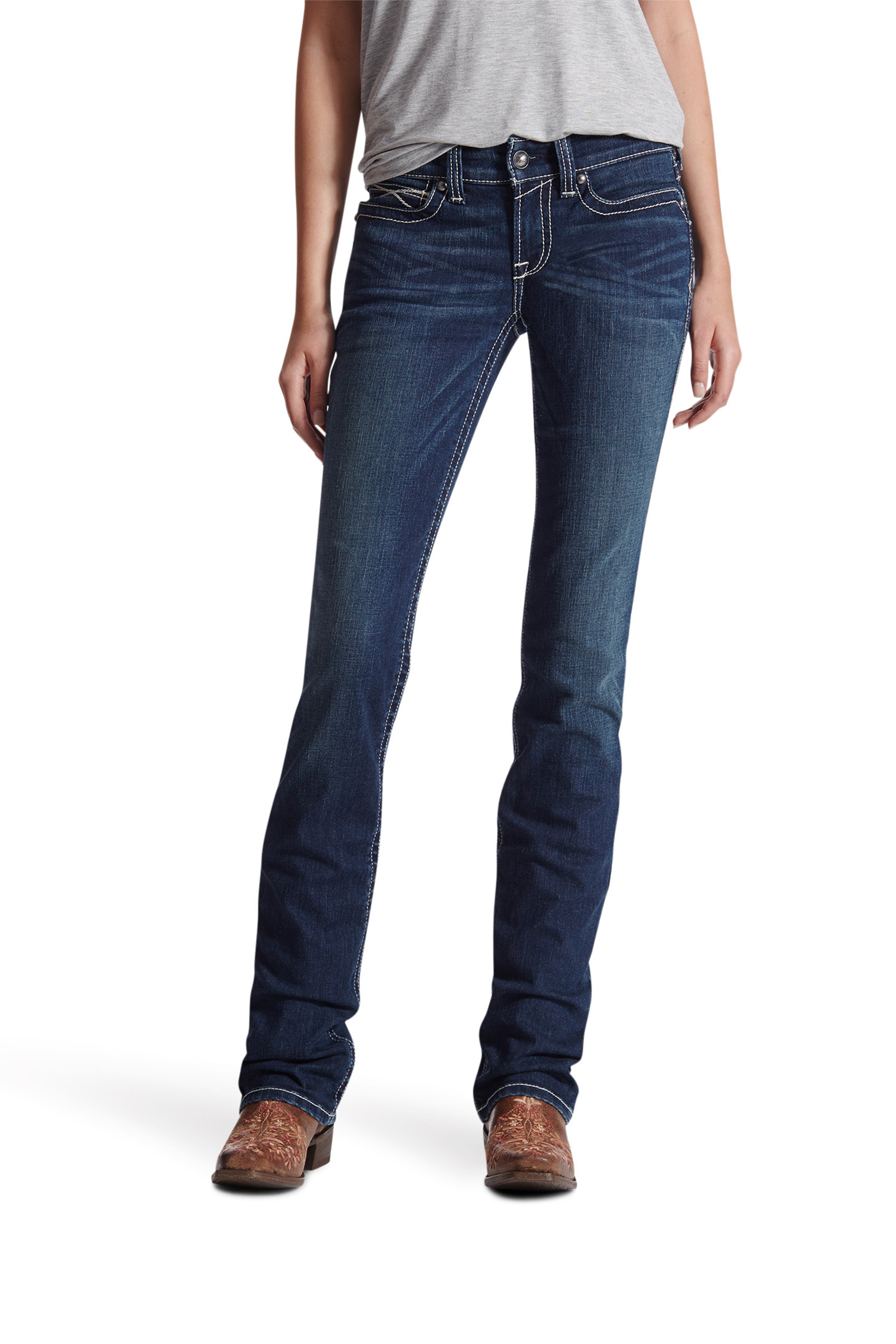Ocean Ariat Real Stretch Icon Straight Jean, damemodel