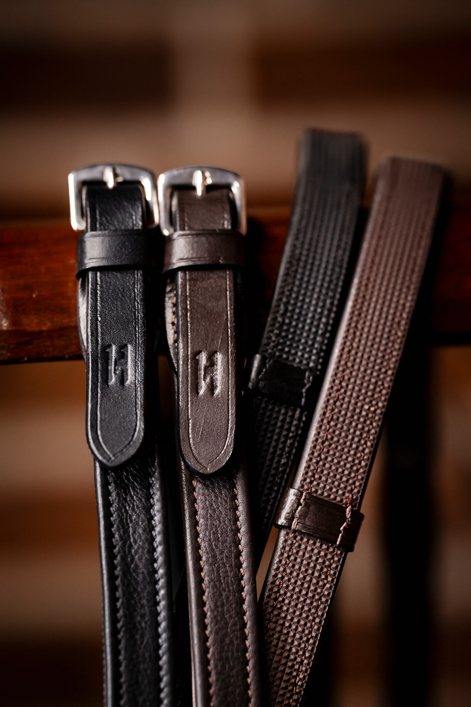 Horseware springtøjler med stoppere