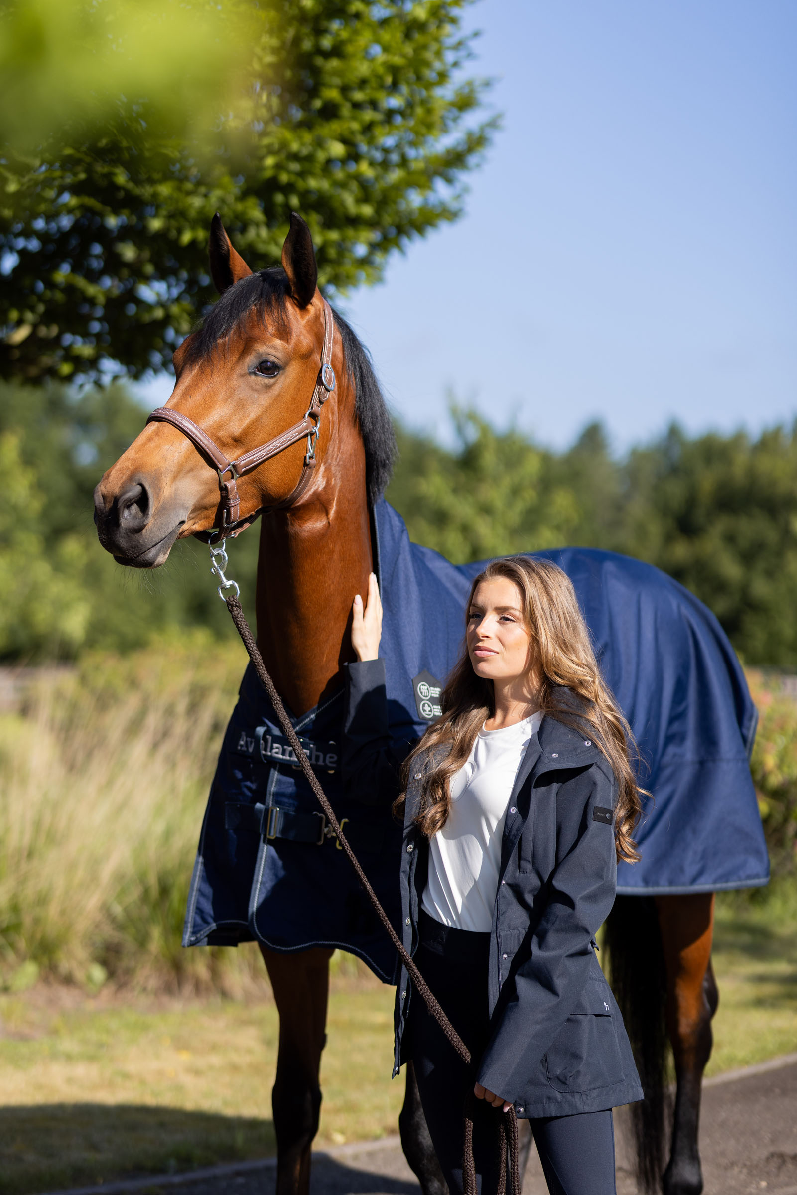 Horze Jadine teknisk vandtæt sommer ridejakke til kvinder