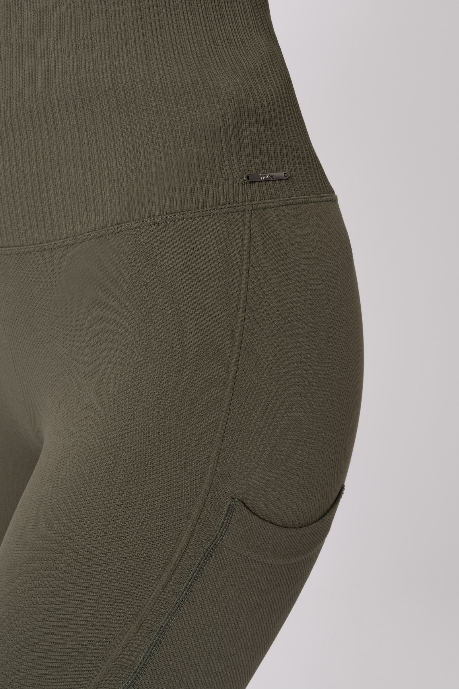 Horze Janine Seamless Fuld Grip Tights med telefonlomme, damemodel
