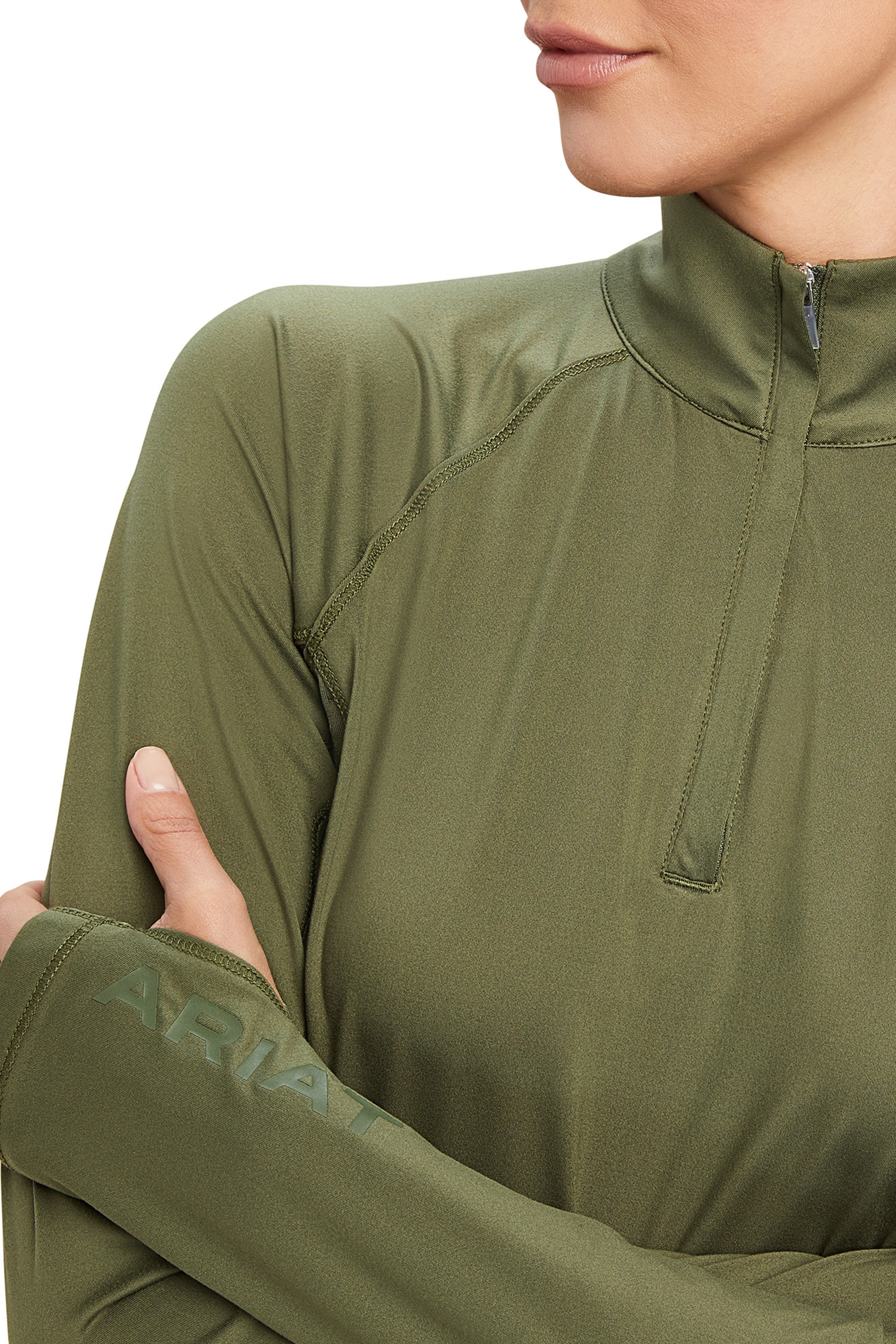 Ariat Lowell 2.0 1/4 Zip lang&aelig;rmet bluse, damemodel