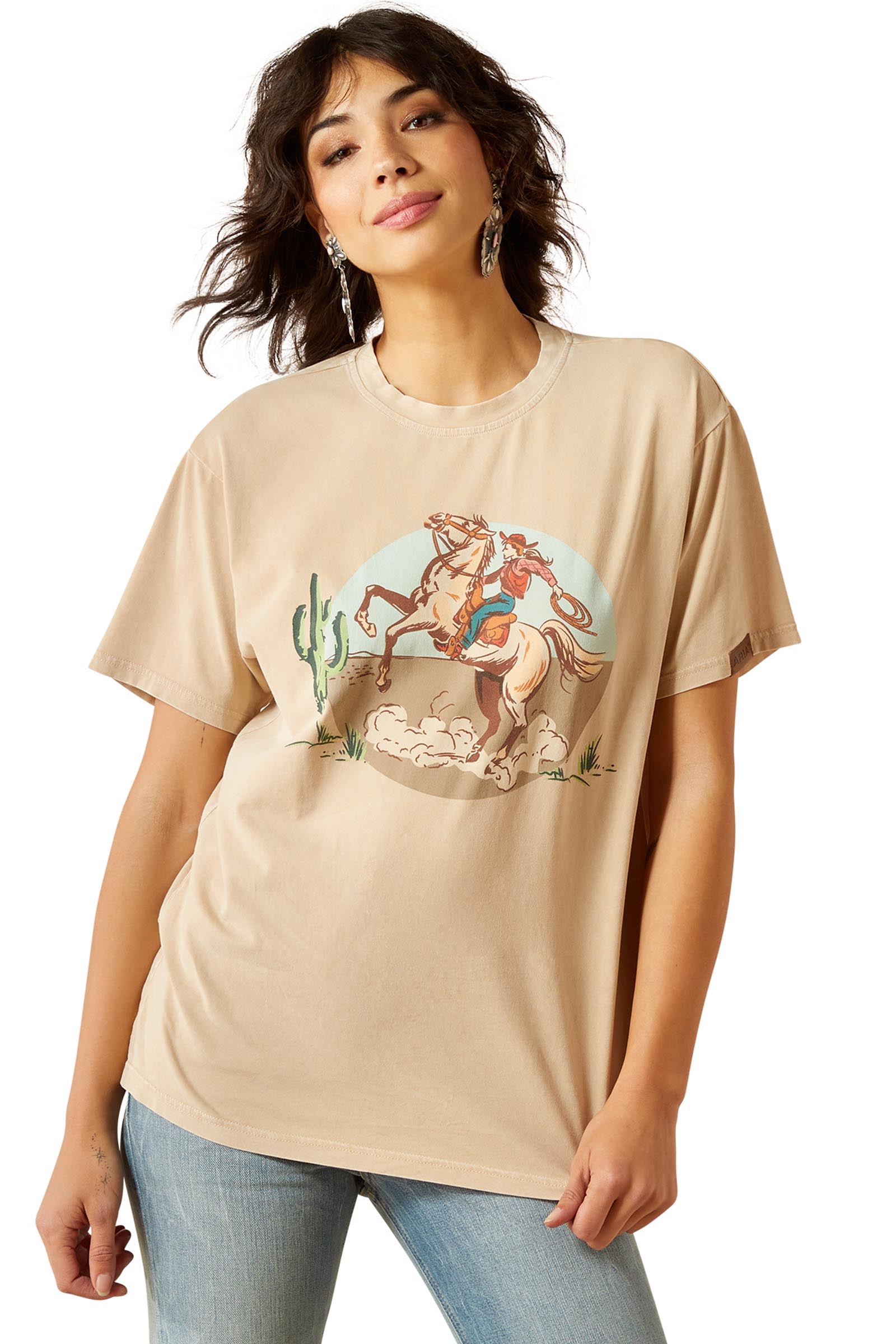 Ariat Ride On dame t-shirt
