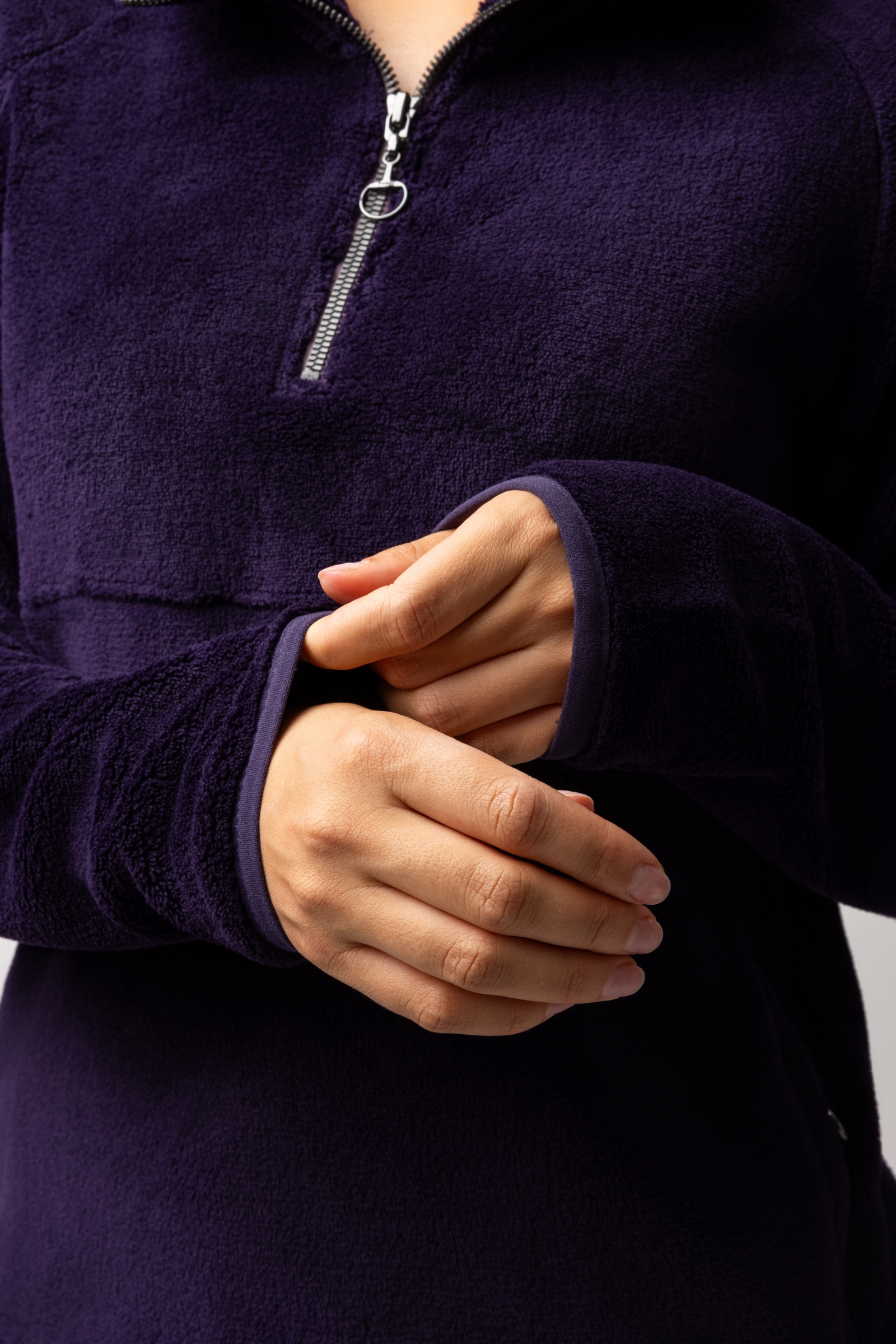 Horze Frieda Damernes anorak fleece sweater