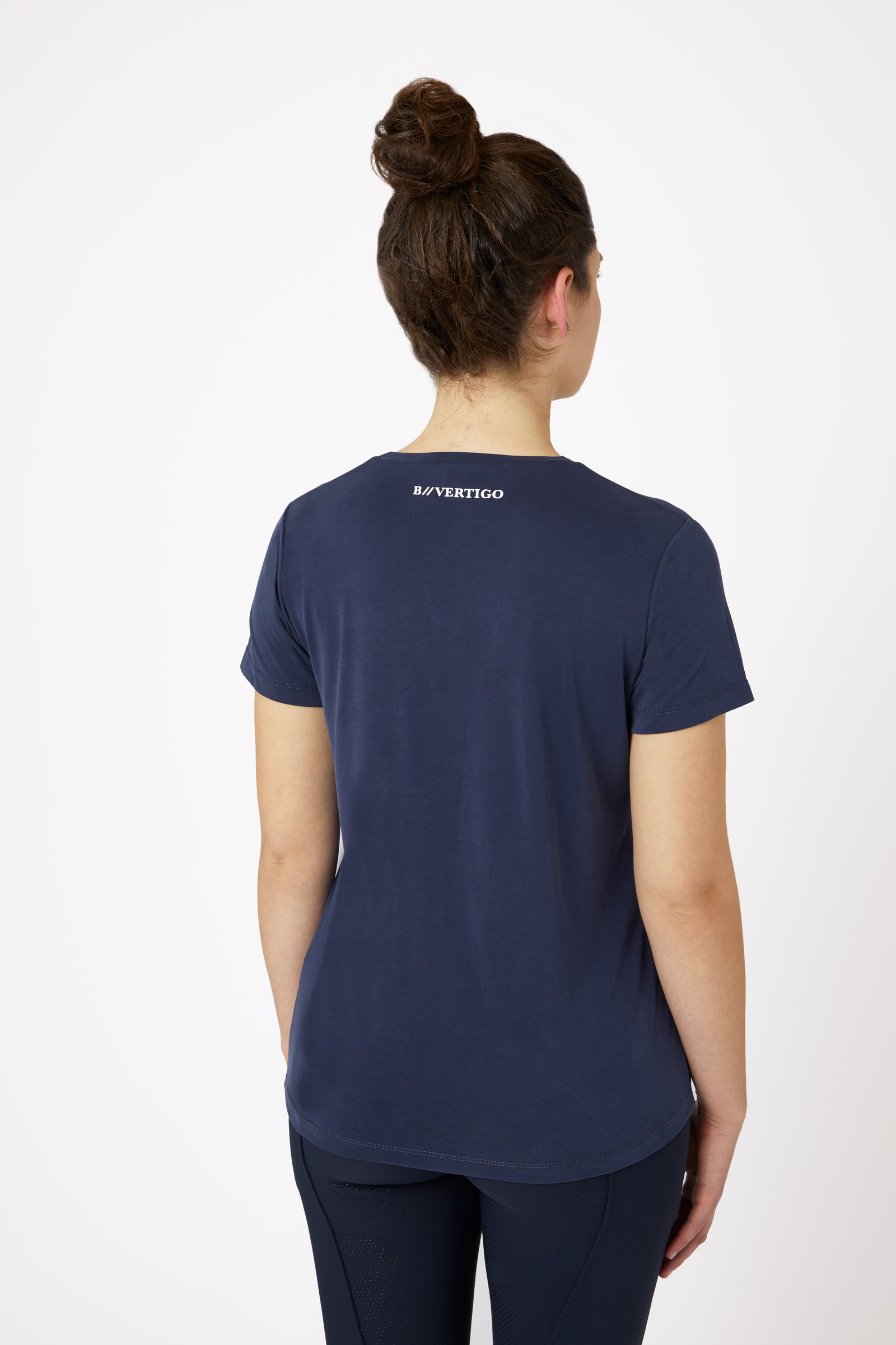 B Vertigo Daniele k&oslash;lende t-shirt med korte &aelig;rmer til damer