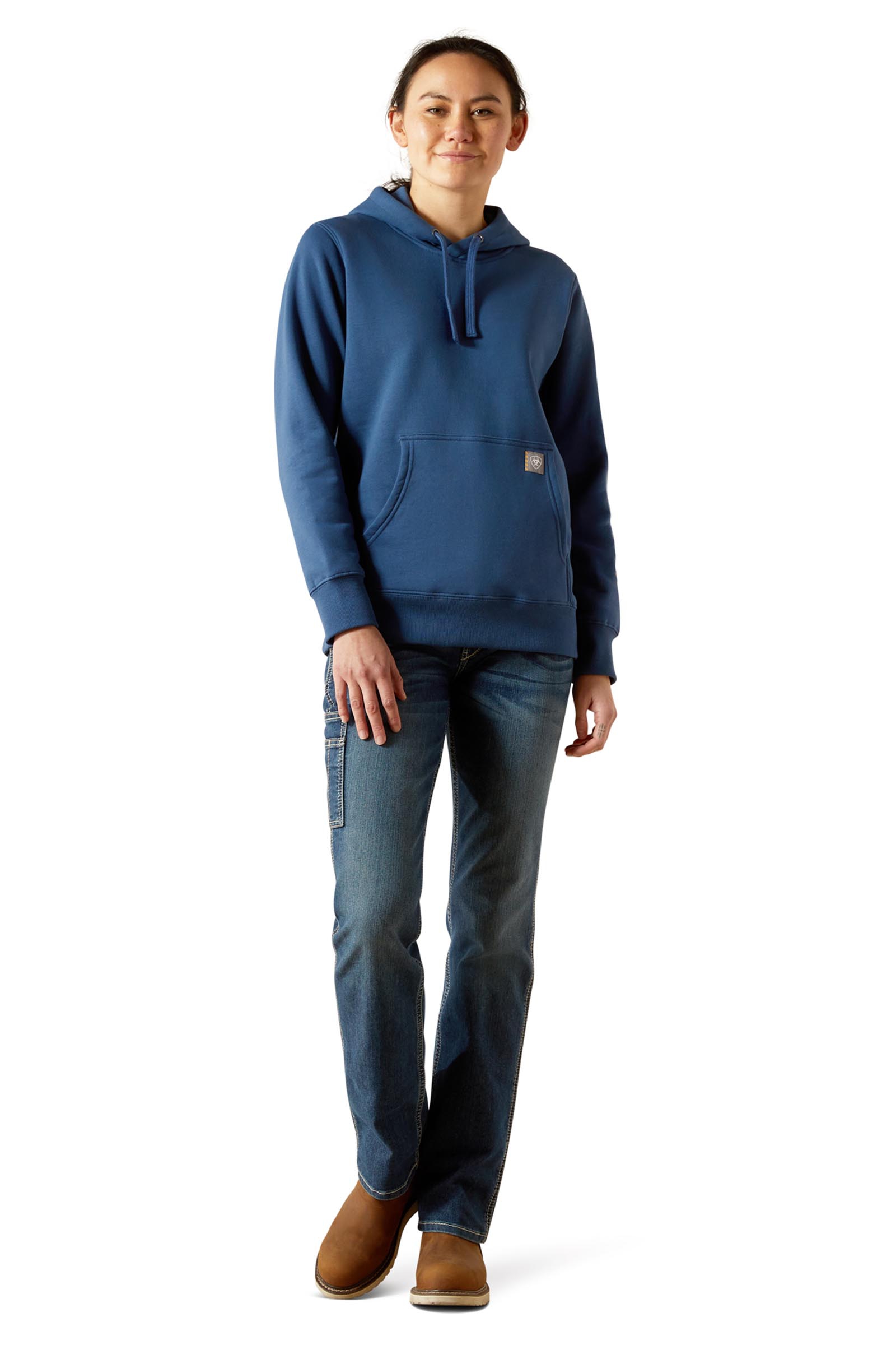 Ariat Rebar Dame h&aelig;ttetr&oslash;je med grafisk print