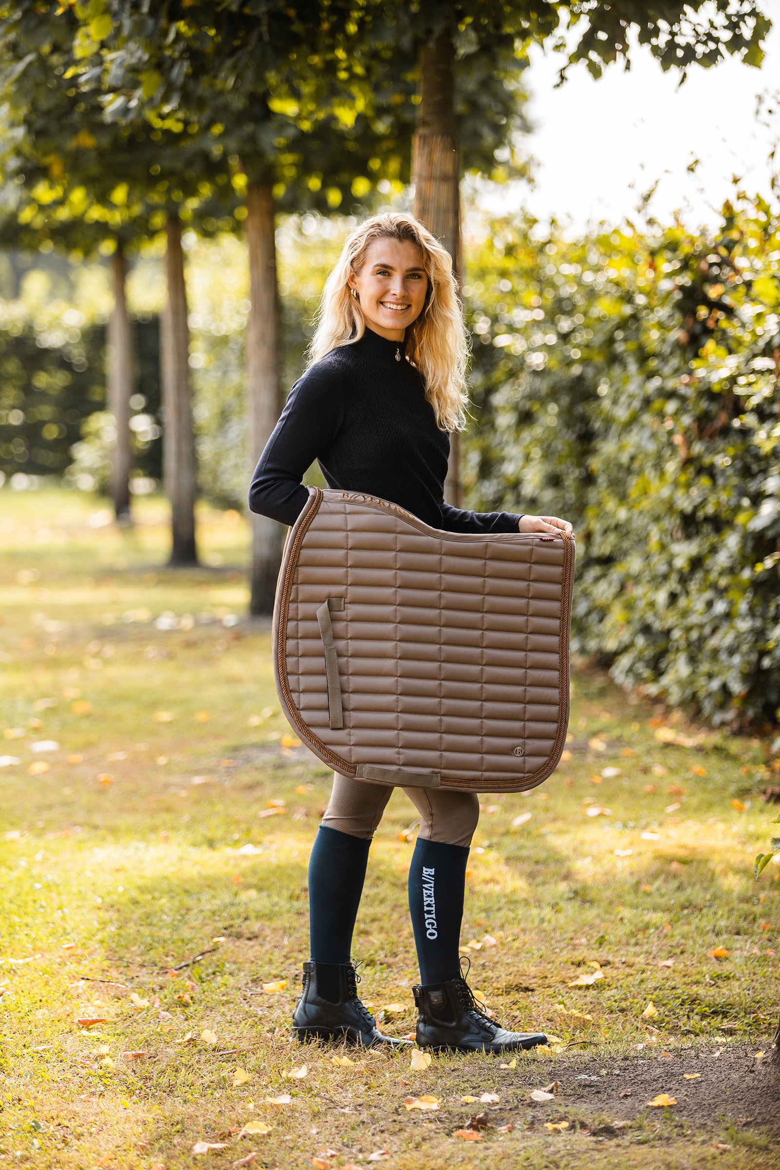 B Vertigo Quinn Kombineret Sadelunderlag