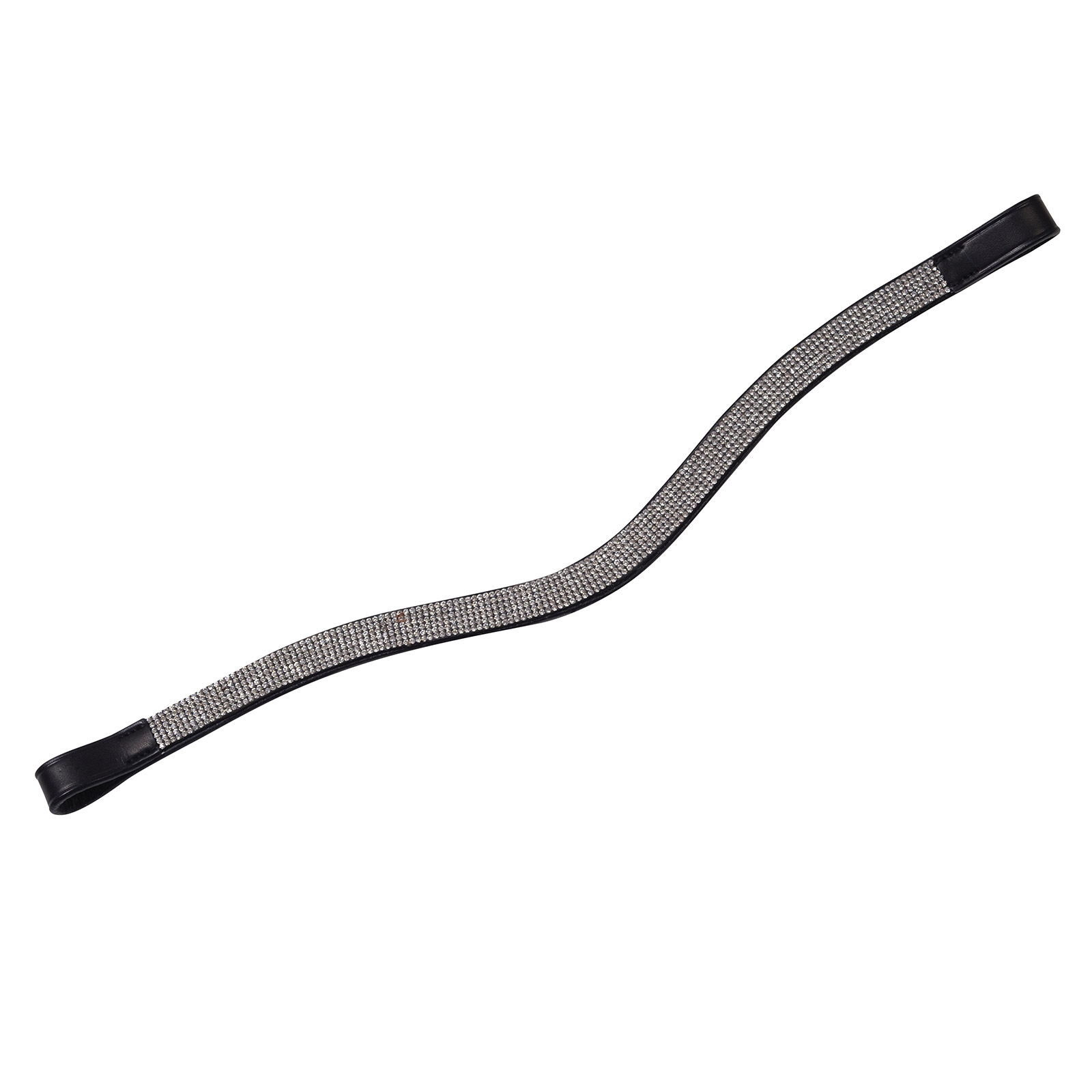 Collegiate Curved Silver Chain pandebånd.