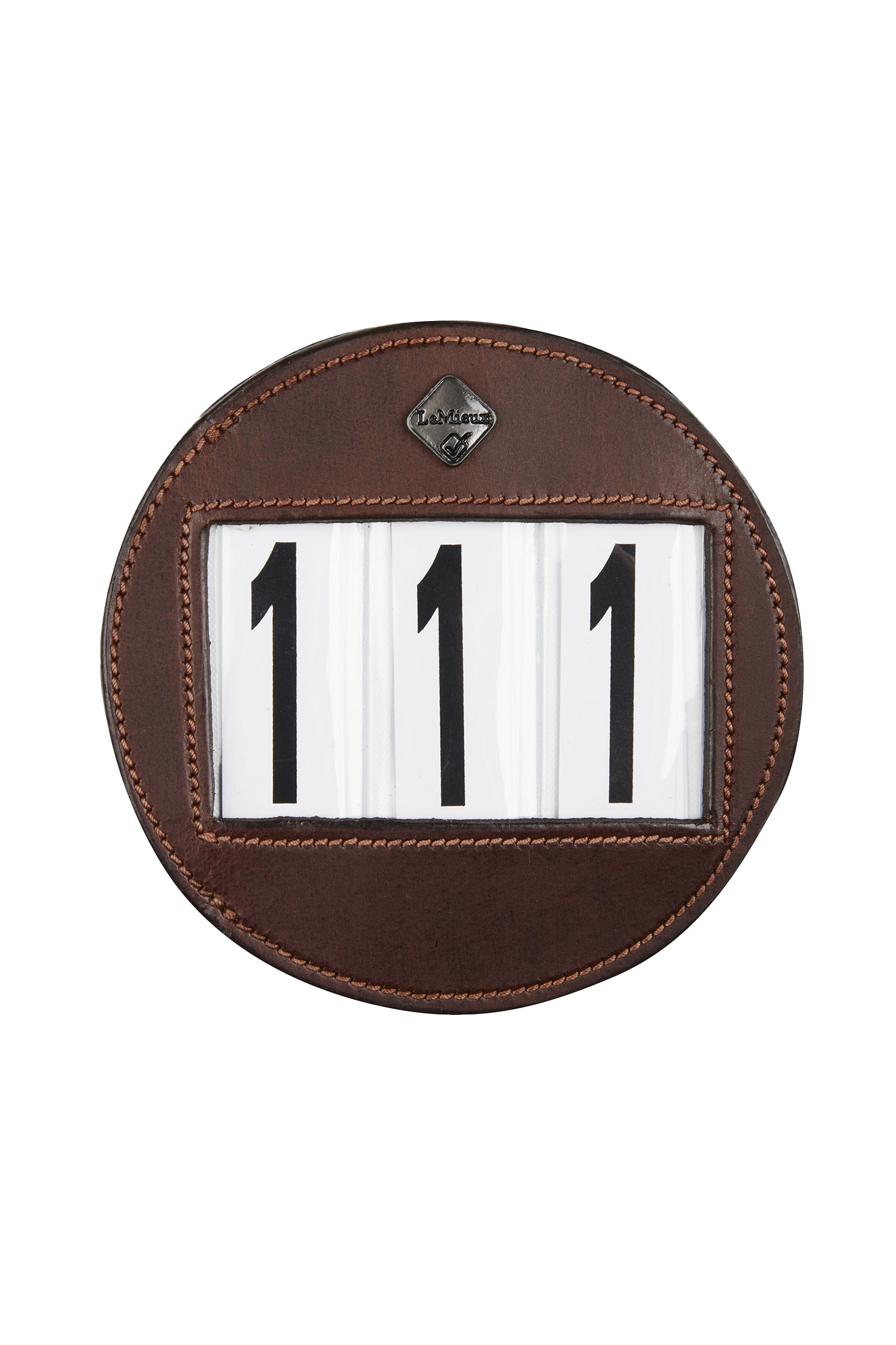 Brown Distressed LeMieux Trensenummerholder (1 stk.)