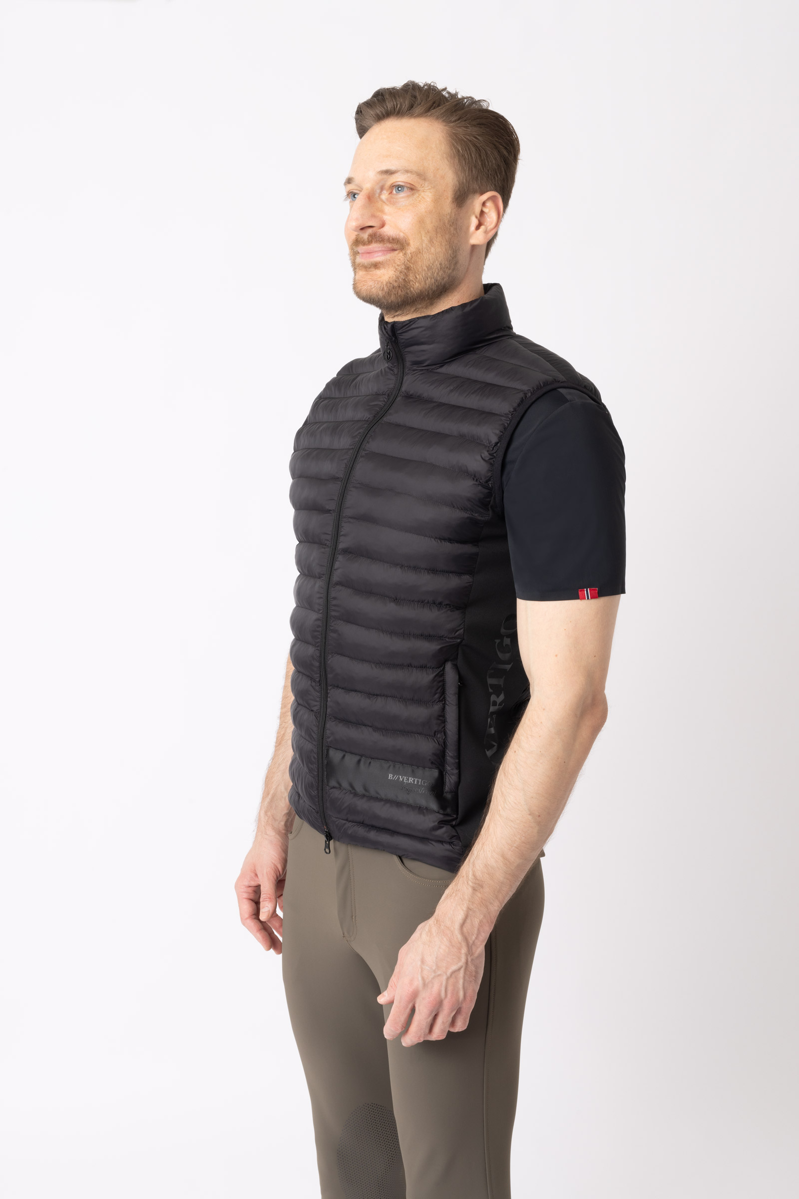 B Vertigo Simon Ultralight Padded Ridevest, herremodel
