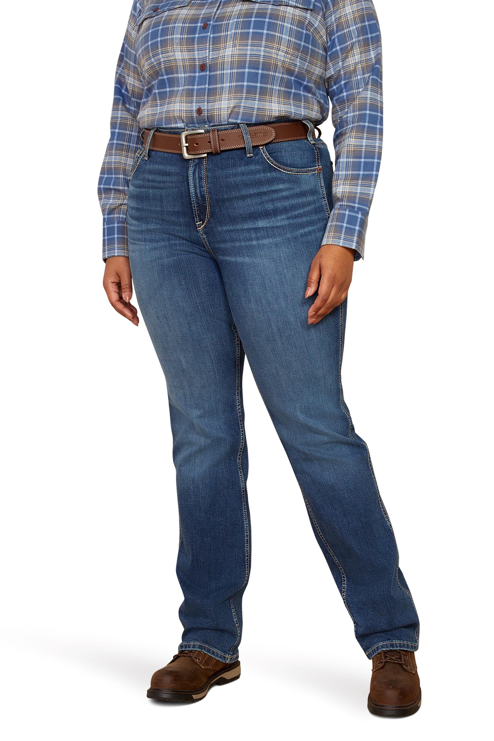 Ariat Rebar HR Riveter Straight Dame jeans med lige ben